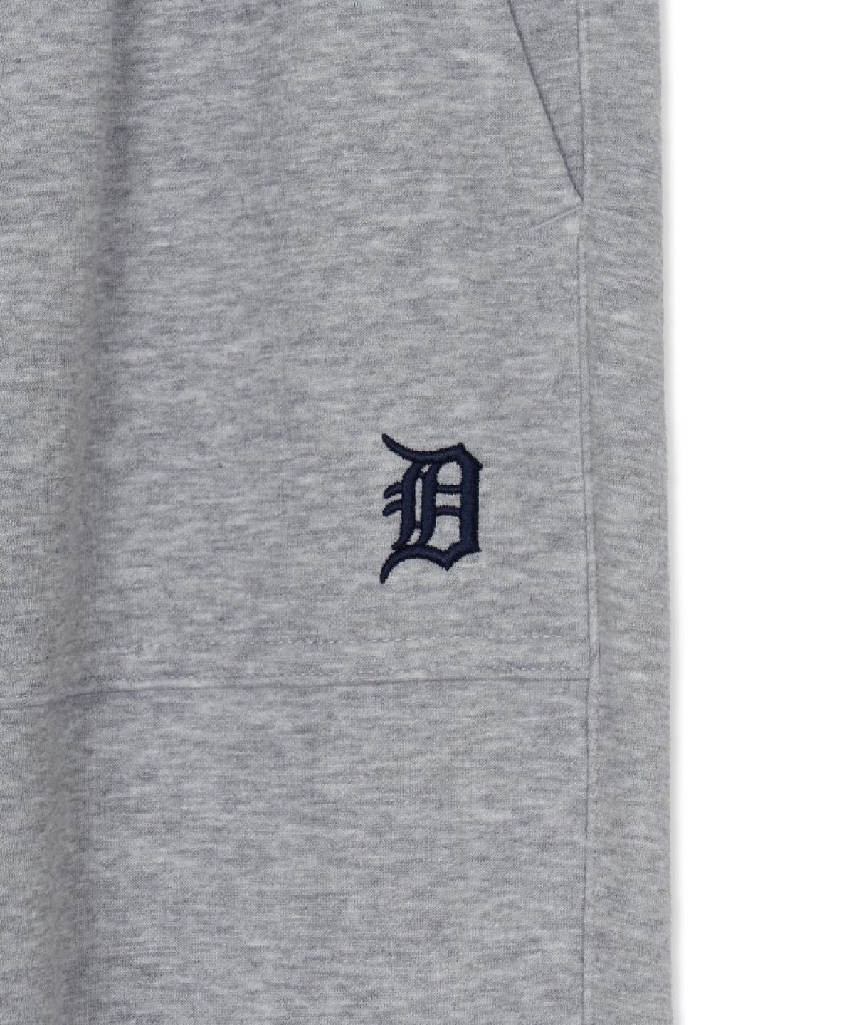 엠엘비(MLB) 베이직 스몰로고 기모 조거 팬츠 DET (Melange Grey)