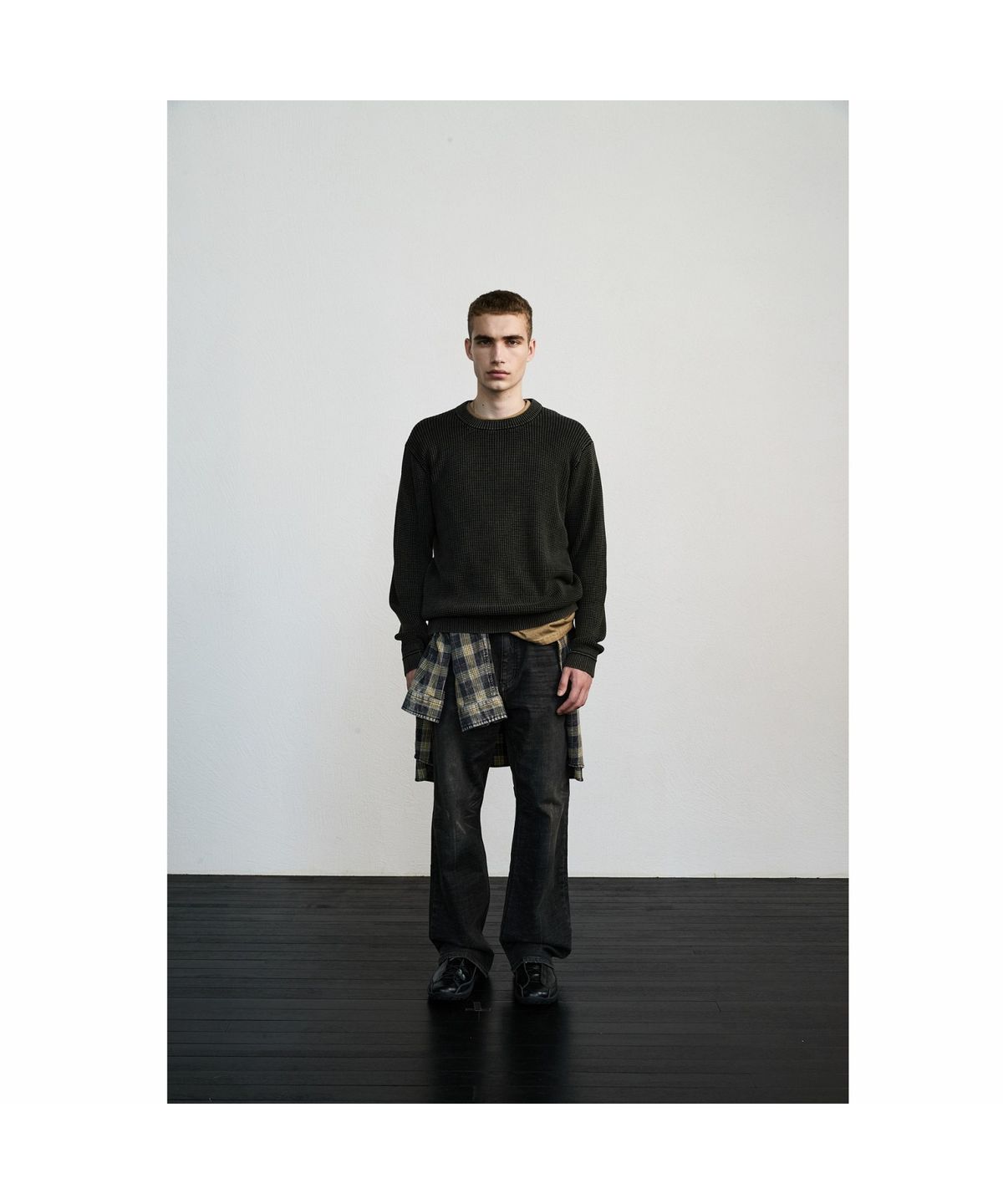시리즈(SERIES) 다잉 크루넥 스웨터 SAWAW26211CHX