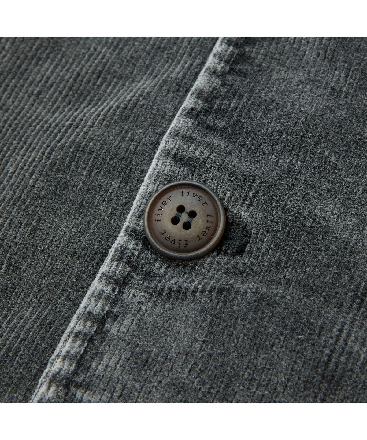시리즈(SERIES) FIVER CORDUROY STONE MARBLED WASH JACKET SOUAW26101BKX
