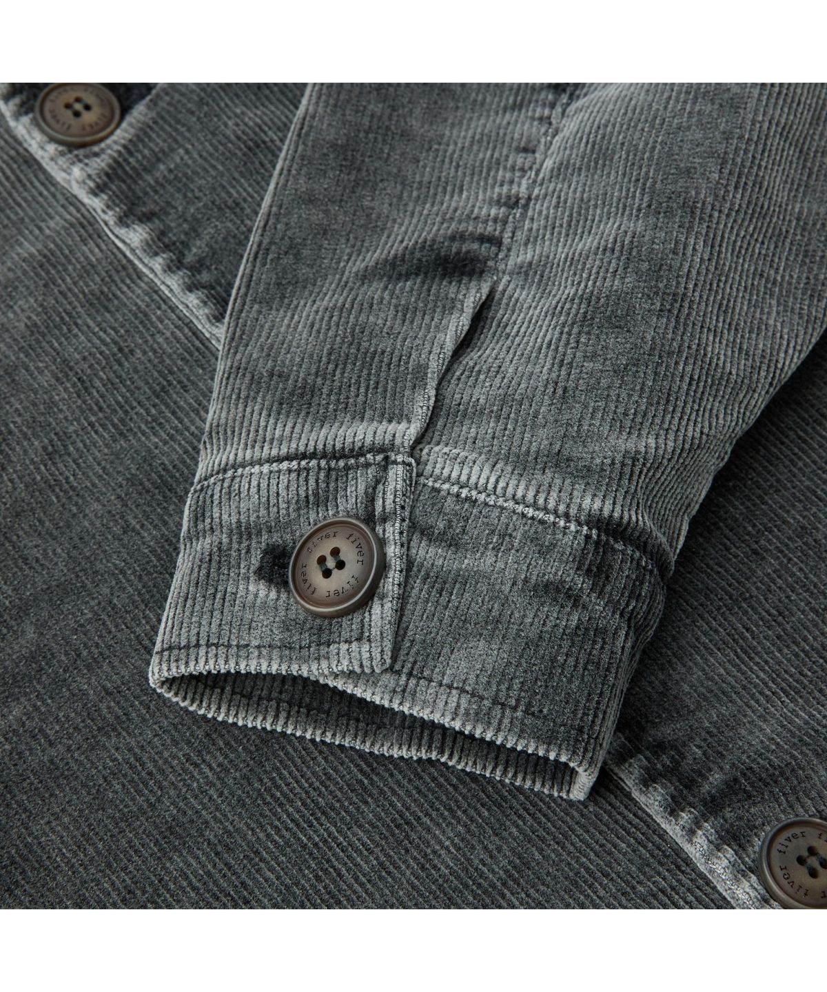 시리즈(SERIES) FIVER CORDUROY STONE MARBLED WASH JACKET SOUAW26101BKX