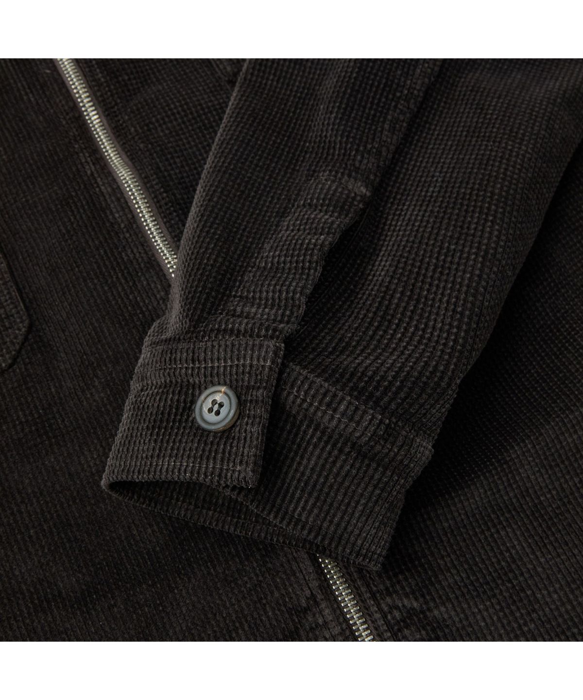 시리즈(SERIES) CROSSLEY WAFFLE CORDUROY FULL ZIP JACKET SOUAW26001BKX