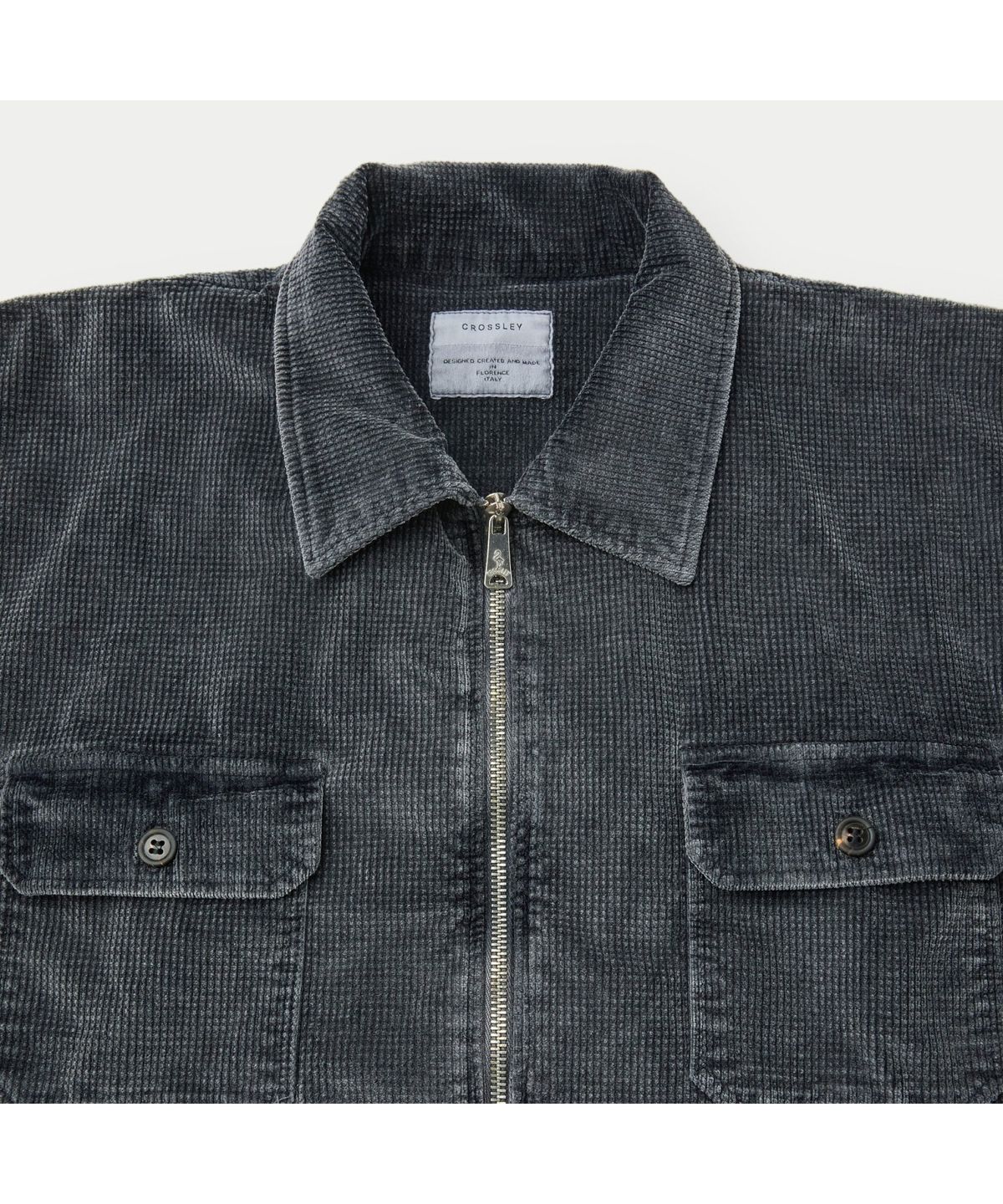 시리즈(SERIES) CROSSLEY WAFFLE CORDUROY FULL ZIP JACKET SOUAW26001CHD