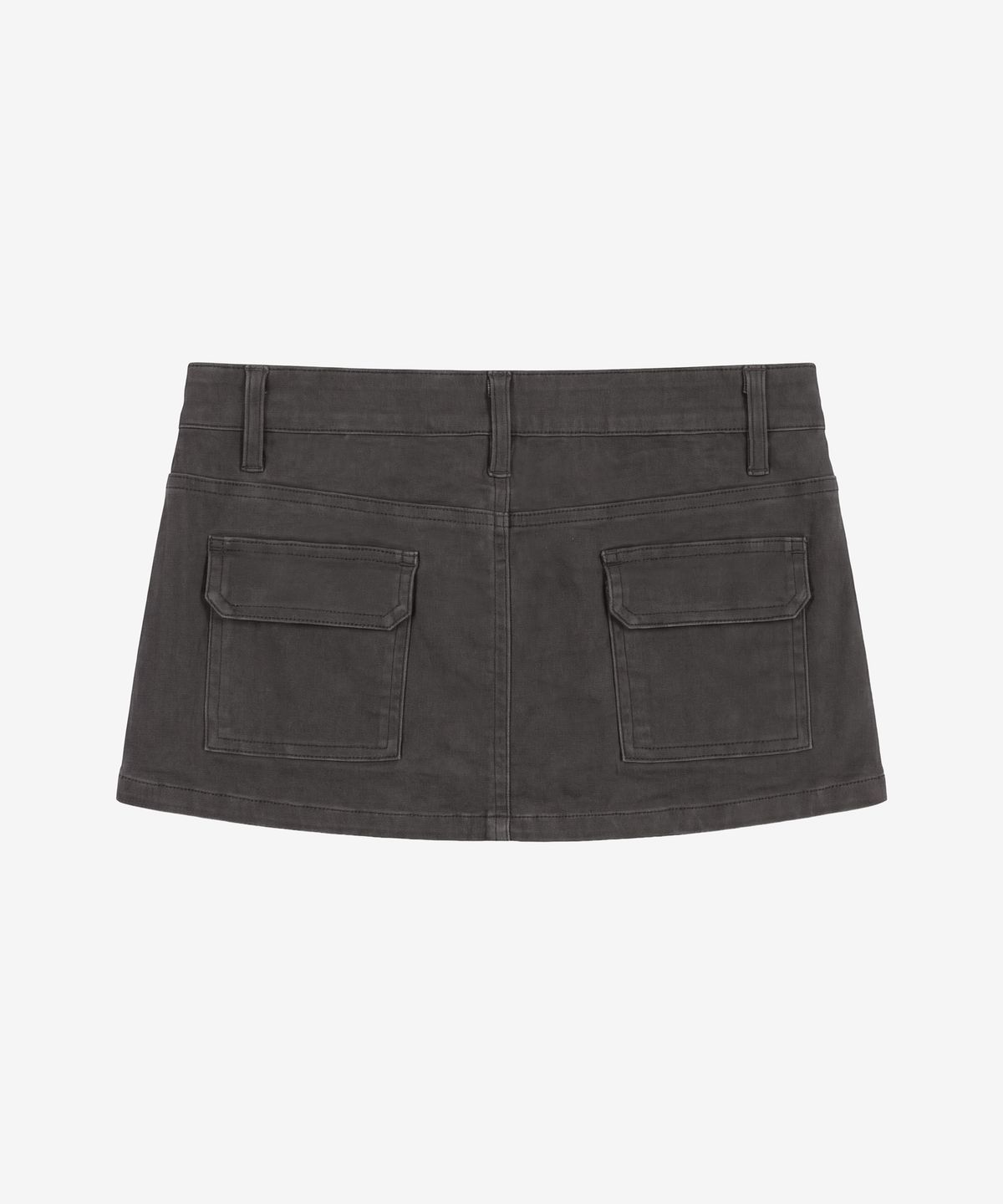 블랙 퍼플(BLACK PURPLE) 벡터 모듈 스커트_챠콜 Vector Module Skirt_Charcoal