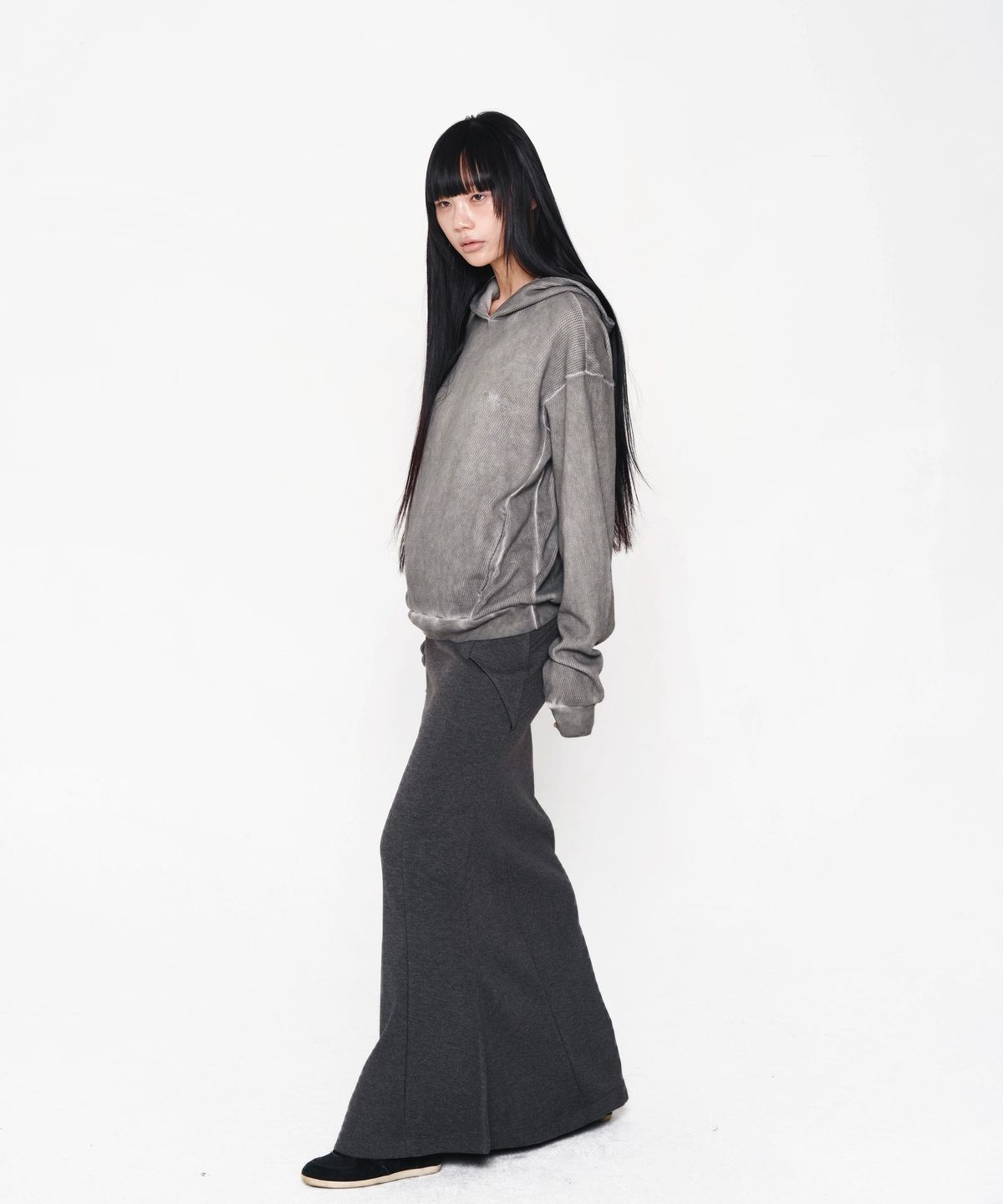 미스테페넘(MYSTEPHENM) VOL. 5.0 Maxi Skirt GY