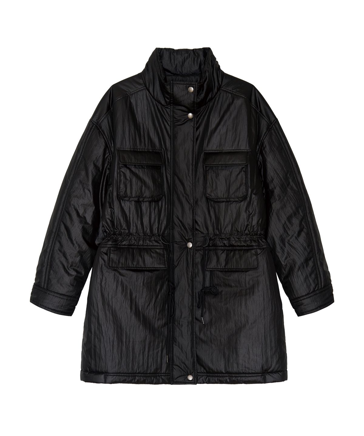긴스키(GINSUKI) POCKET FIELD PADDED JUMPER (BLACK)