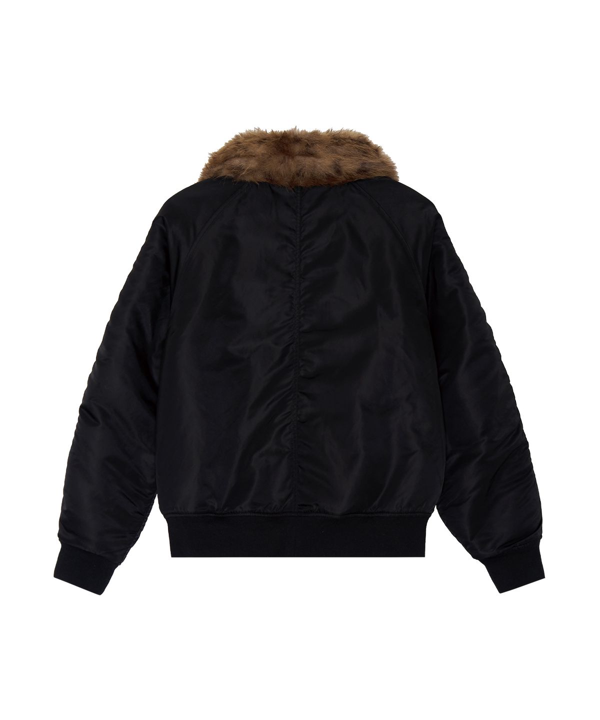 긴스키(GINSUKI) REVERSIBLE FUR MA-1 JUMPER (BLACK)