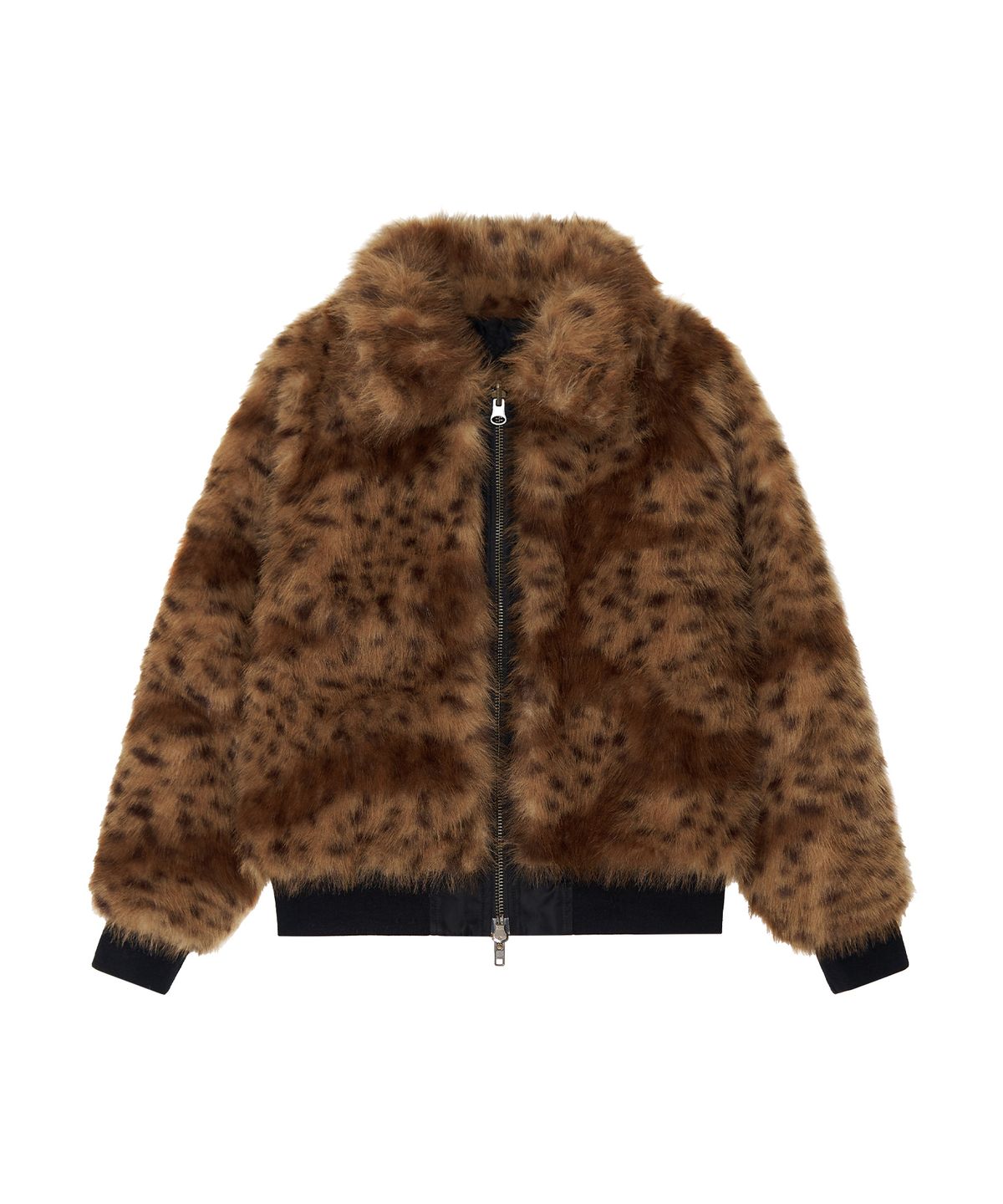 긴스키(GINSUKI) REVERSIBLE FUR MA-1 JUMPER (BLACK)