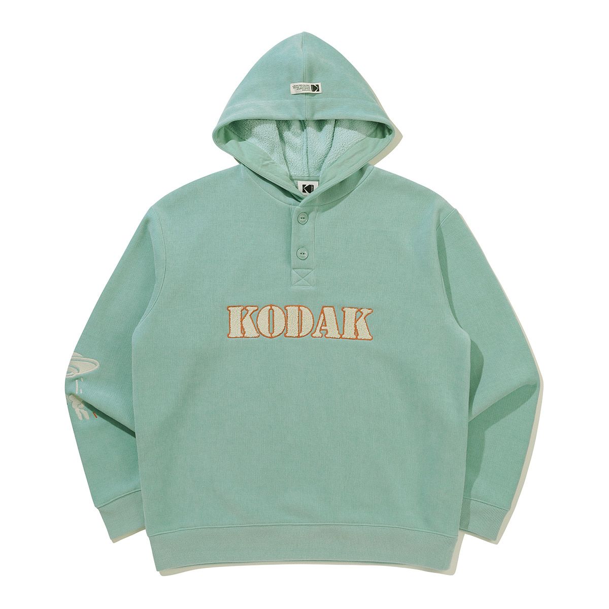 코닥(KODAK) 씨네라운지 코지 웜 후드 티셔츠 MINT