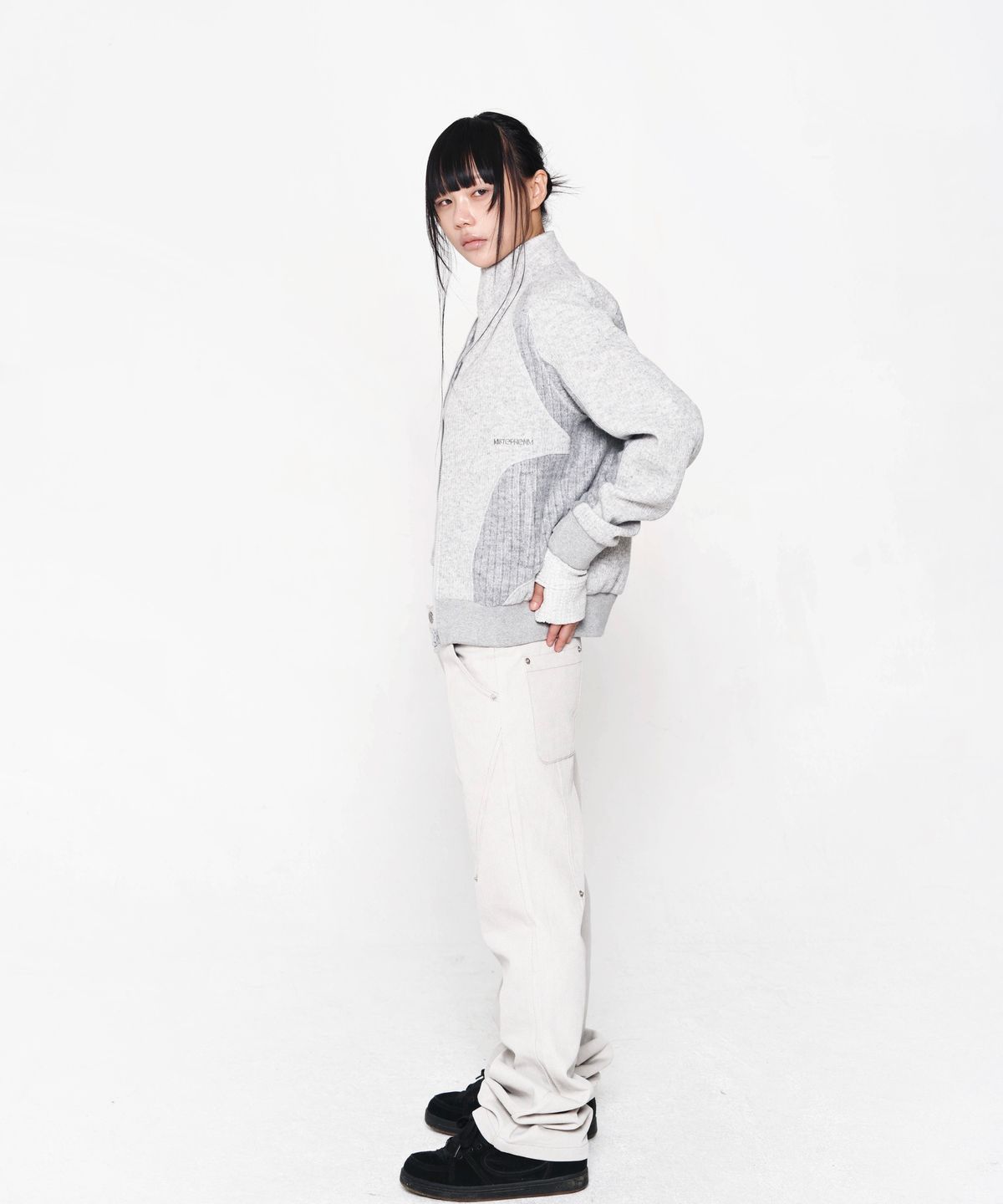 미스테페넘(MYSTEPHENM) VOL. 5.0 Wrap Flare Pants LGY