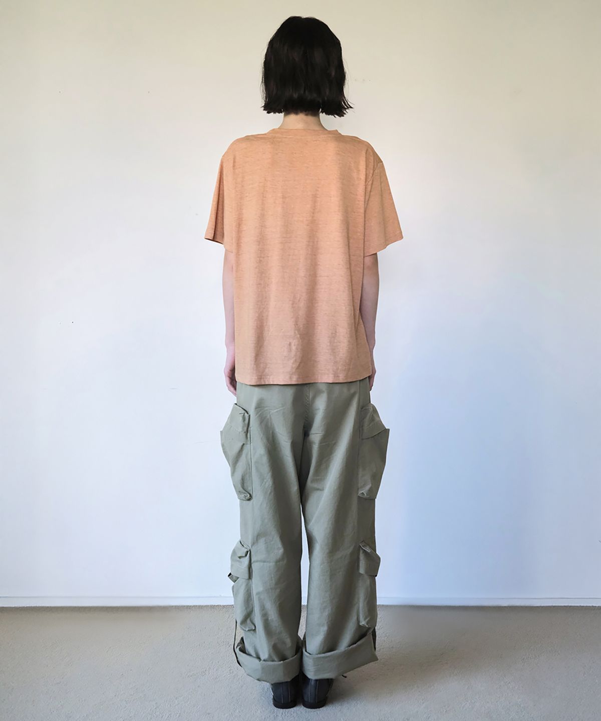 더블유케이엔디 프로젝트(WKND PROJECT) VINTAGE BASIC TEE (BRICK)