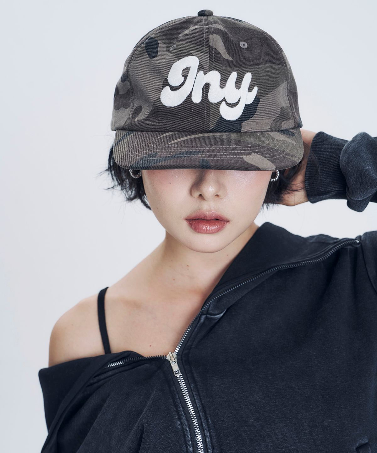 지니영(JEENYYOUNG) JNY 빈티지 스냅백 밀리터리 (Vintage Snapback - Military)
