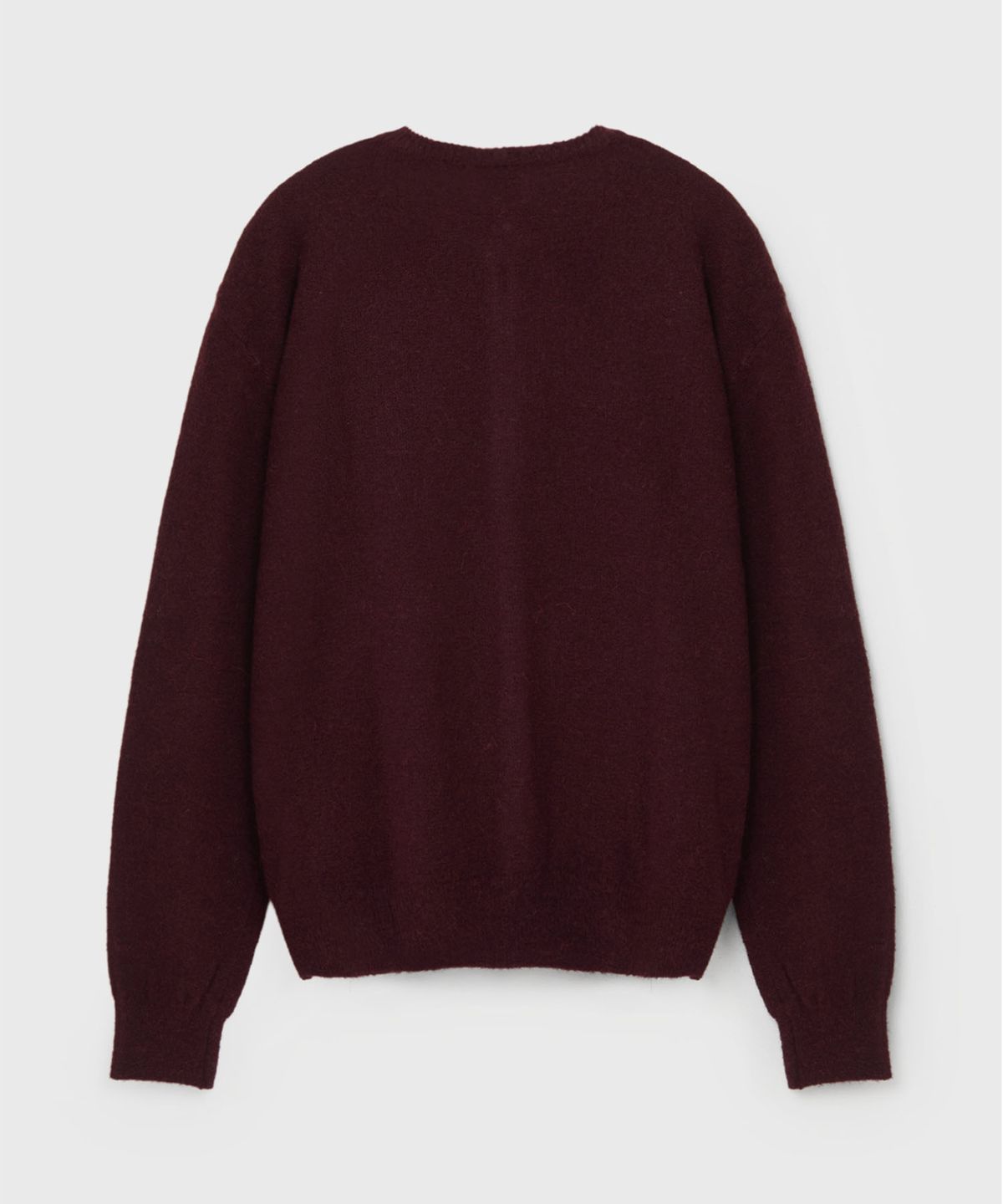 벌스데이수트(BIRTHDAYSUIT) SOFT ALPACA CARDIGAN (WINE)
