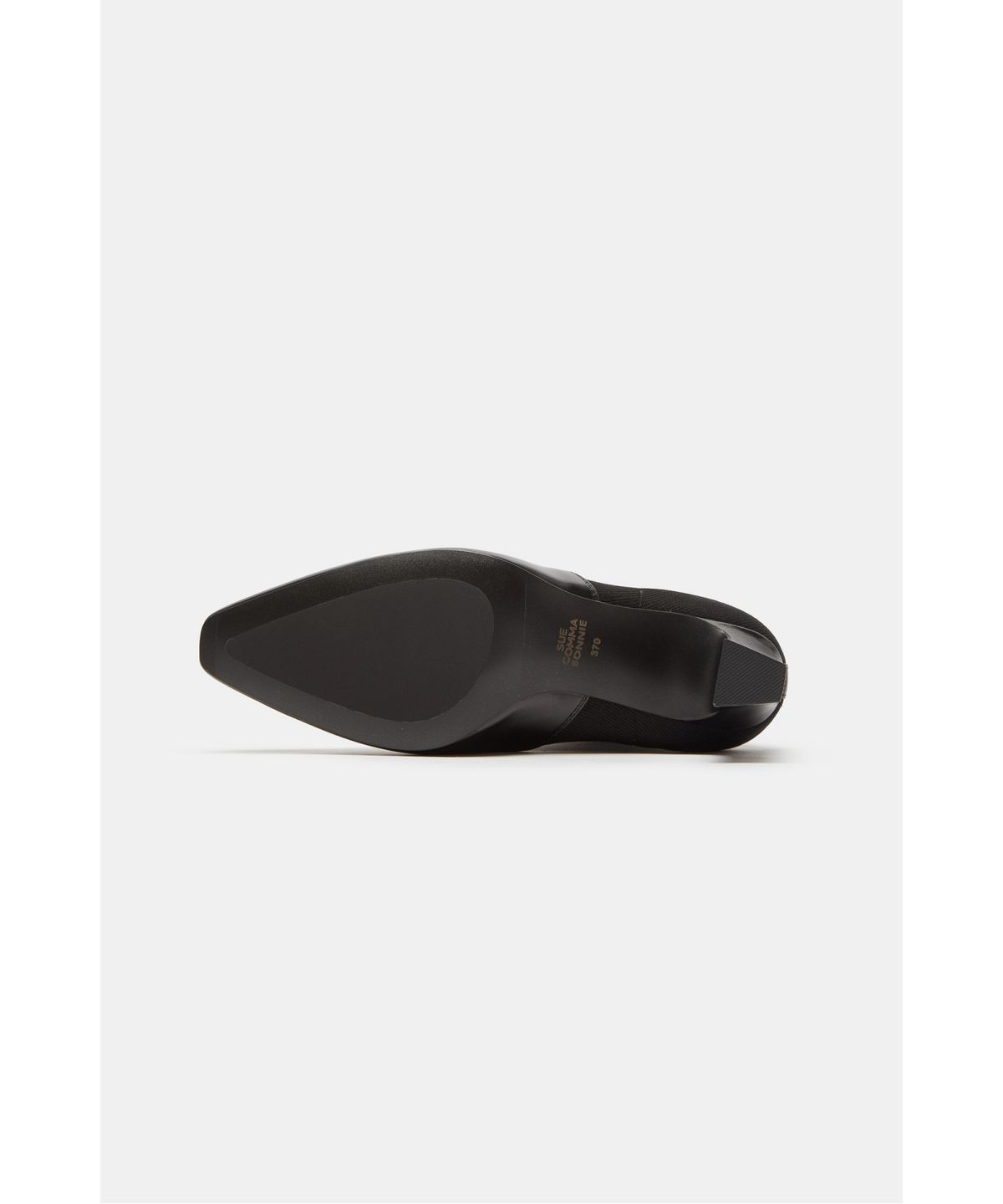 슈콤마보니(SUECOMMA BONNIE) Knit block ankle sock boots(black)_DG3CW26507BLK
