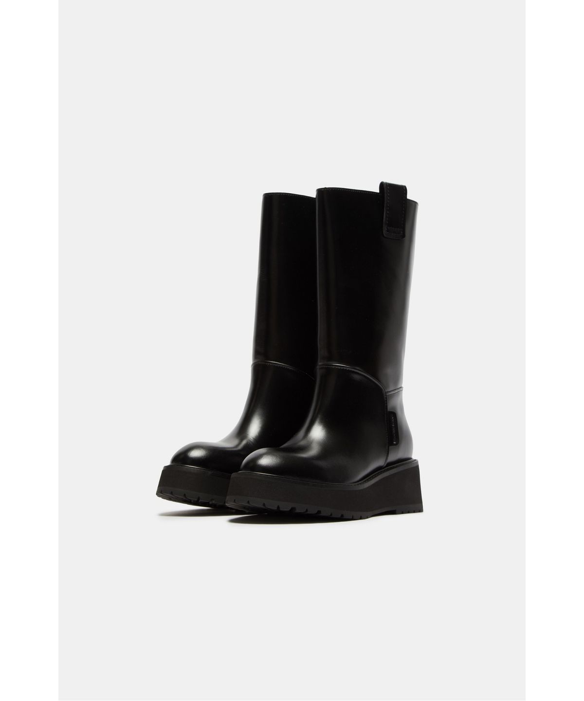 슈콤마보니(SUECOMMA BONNIE) Platform harness boots(black)_DG3CW26516BLK