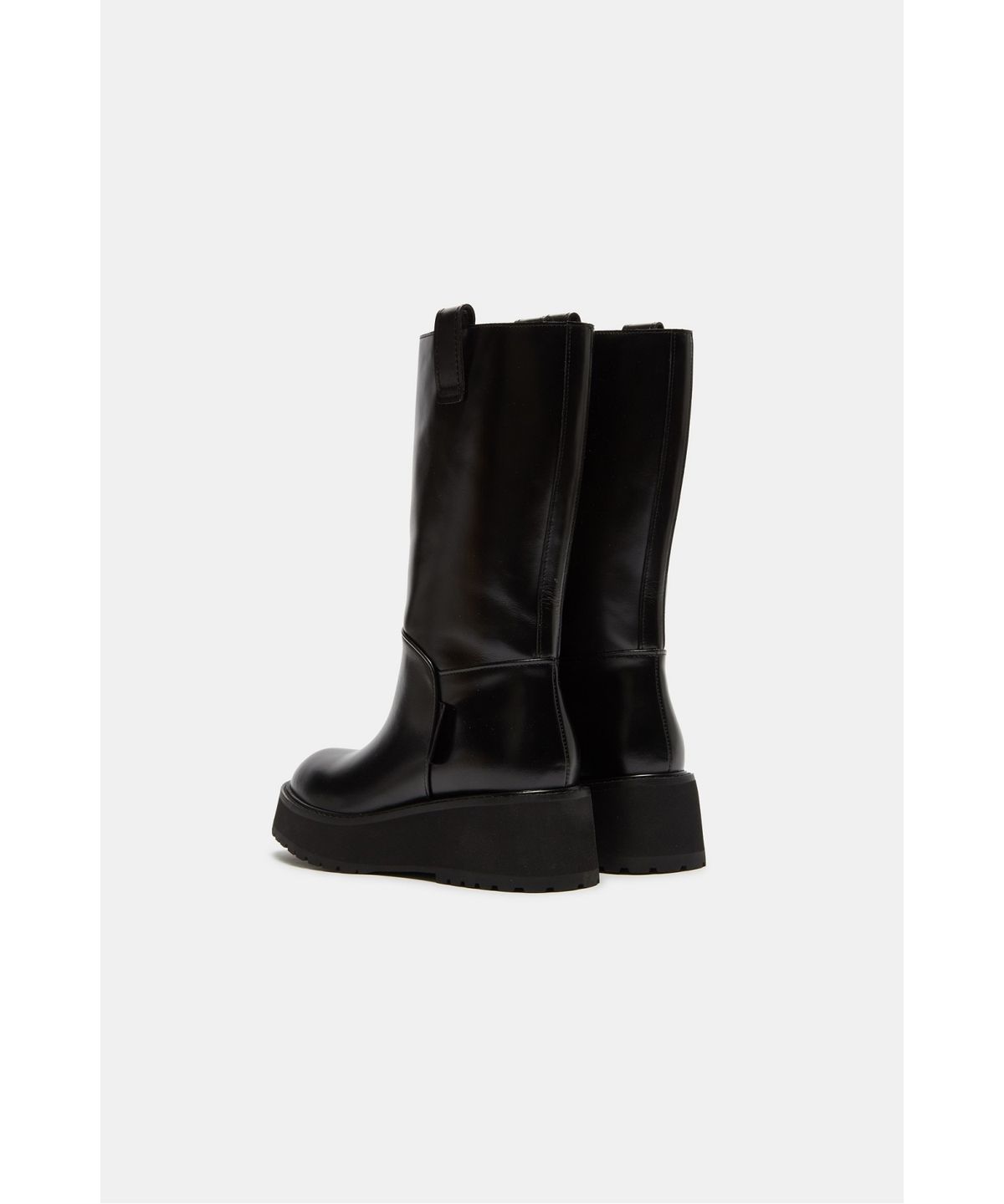 슈콤마보니(SUECOMMA BONNIE) Platform harness boots(black)_DG3CW26516BLK