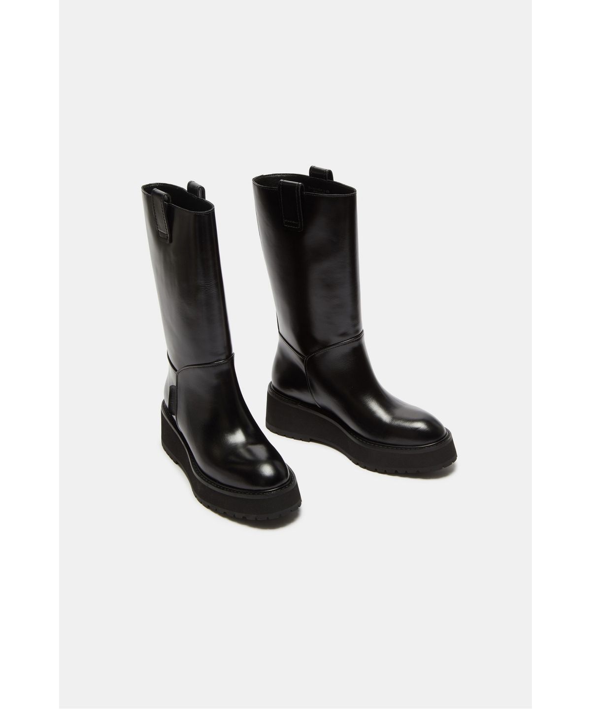 슈콤마보니(SUECOMMA BONNIE) Platform harness boots(black)_DG3CW26516BLK