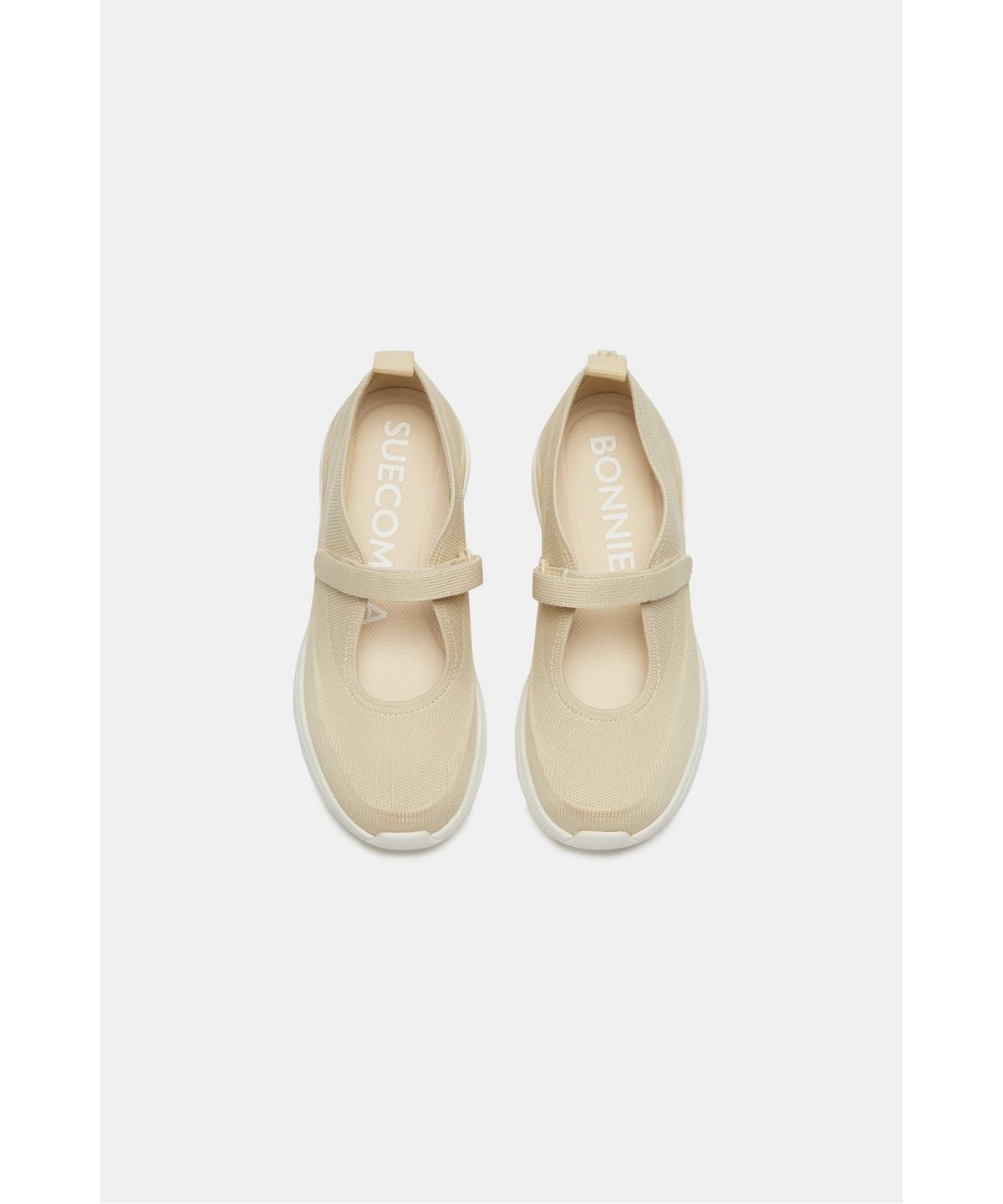 슈콤마보니(SUECOMMA BONNIE) Mary jane knit sneakers(beige)_DG4DA26502BEE