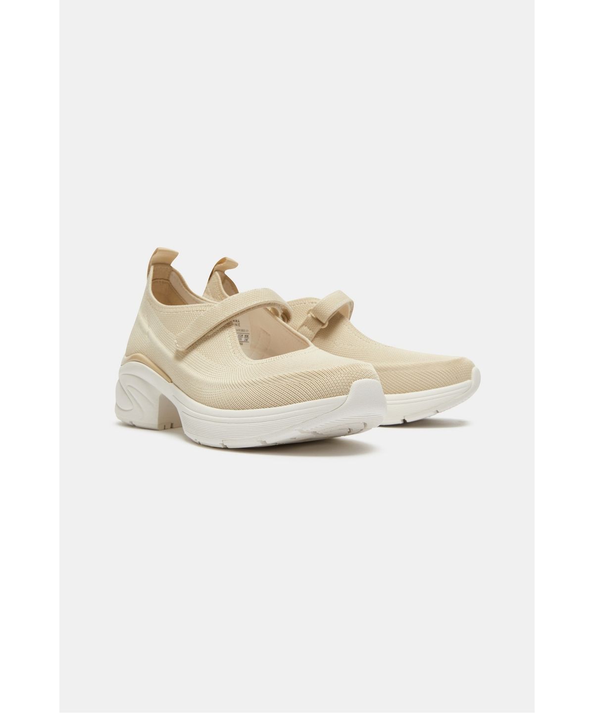 슈콤마보니(SUECOMMA BONNIE) Mary jane knit sneakers(beige)_DG4DA26502BEE