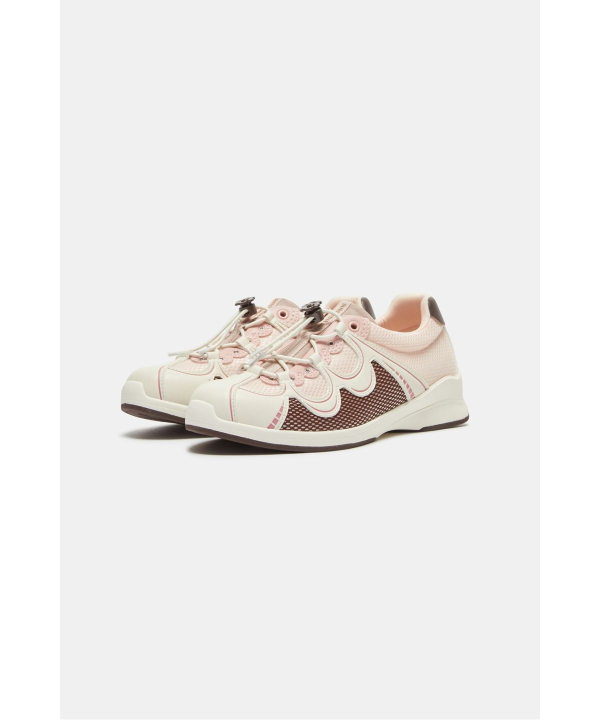 슈콤마보니(SUECOMMA BONNIE) Floral patchwork sneakers(pink)_DG4DA26518PIK