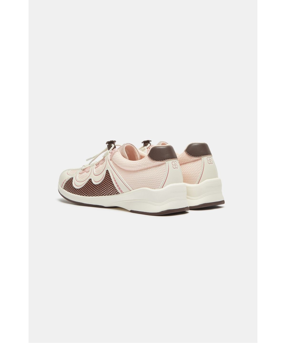 슈콤마보니(SUECOMMA BONNIE) Floral patchwork sneakers(pink)_DG4DA26518PIK