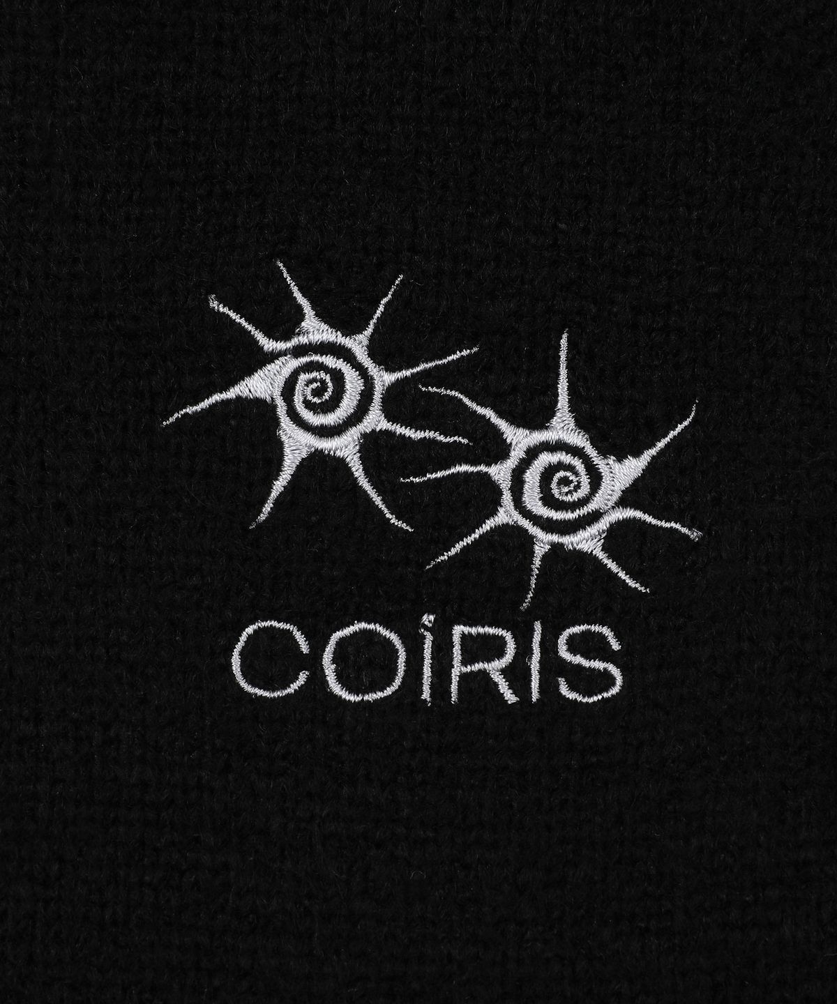 코이리스(COIRIS) 에이르 단추 하이넥 니트 반팔 (2컬러)
