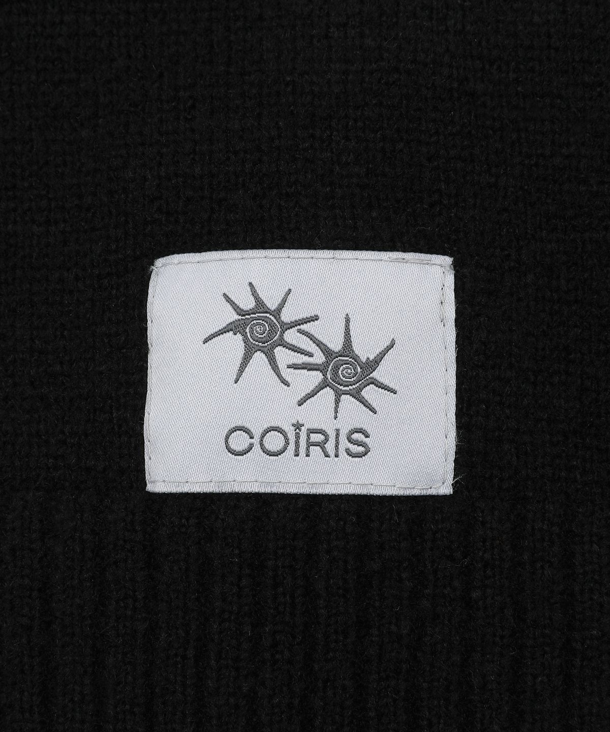 코이리스(COIRIS) 에이르 단추 하이넥 니트 반팔 (2컬러)