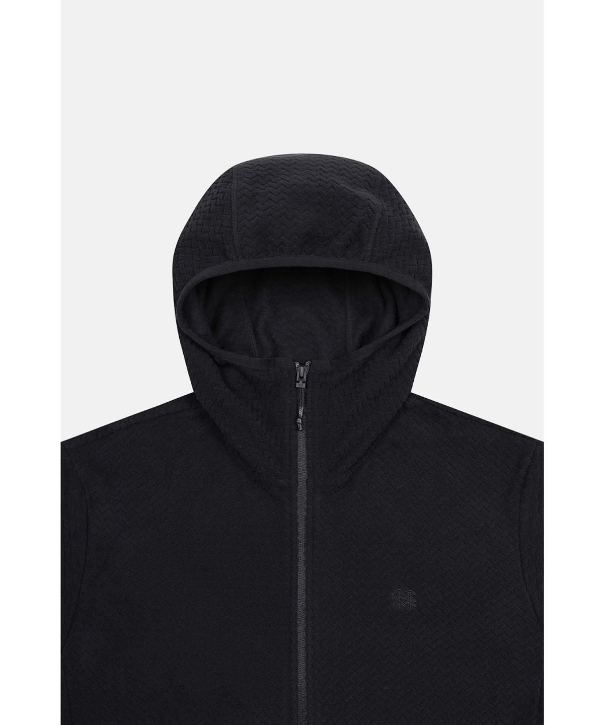 코오롱스포츠(KOLON SPORT) 남성 솟솟 플리스 레귤러핏 후드 재킷 JWJFW26341BLK