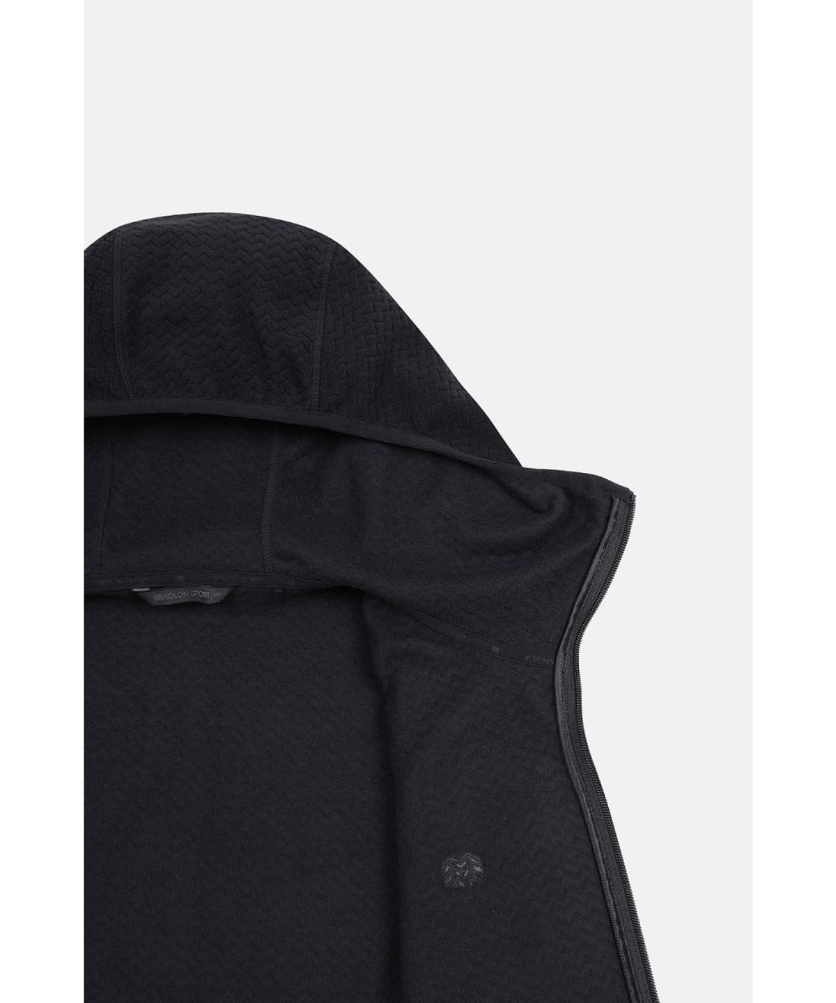 코오롱스포츠(KOLON SPORT) 남성 솟솟 플리스 레귤러핏 후드 재킷 JWJFW26341BLK
