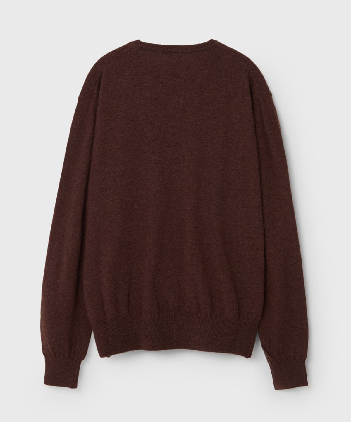 벌스데이수트(BIRTHDAYSUIT) SOFT CASHMERE V-NECK KNIT (BROWN)