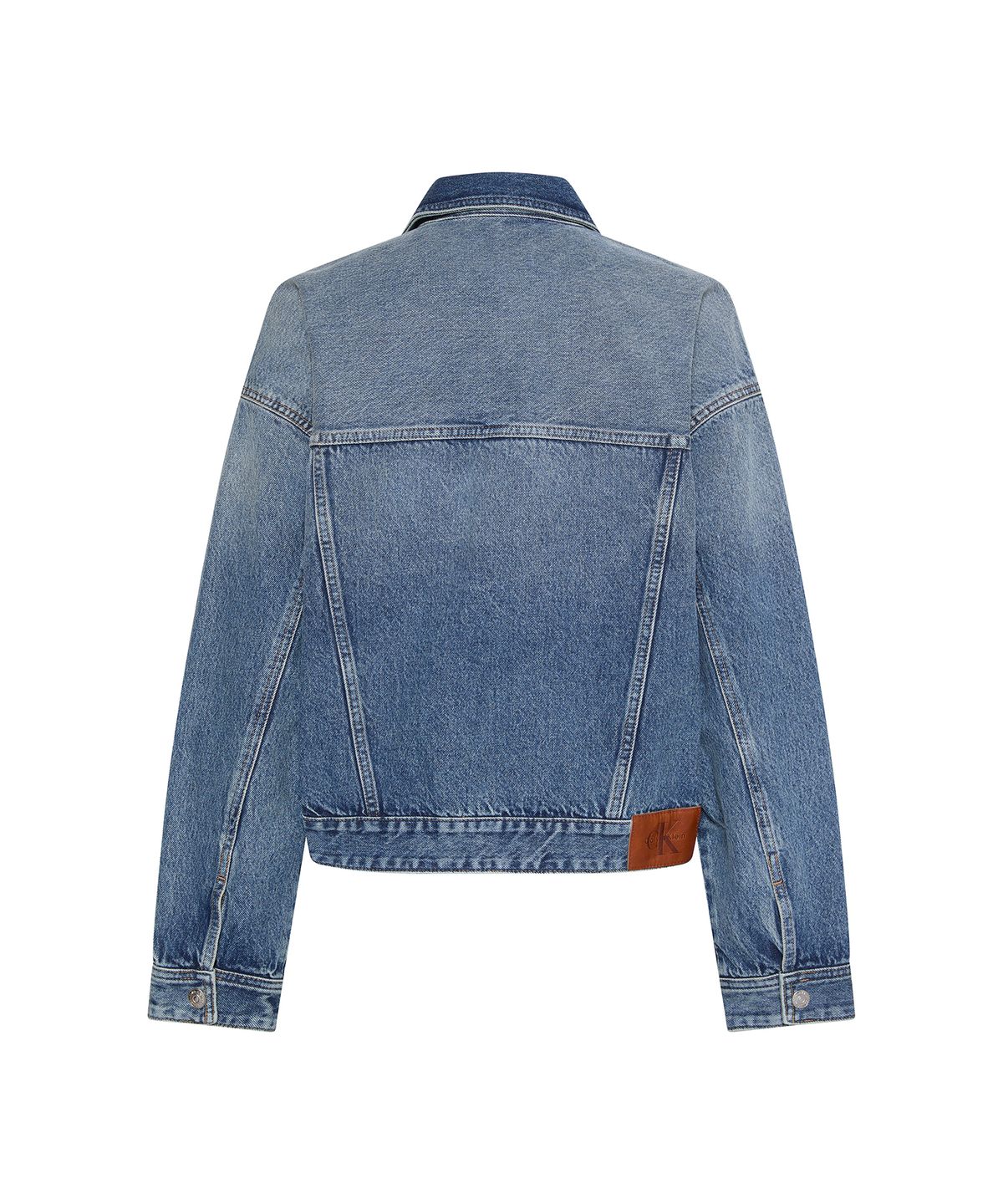 캘빈클라인 진(CALVIN KLEIN JEANS) 여성 노벨티 데님 자켓 47J704G 0HH