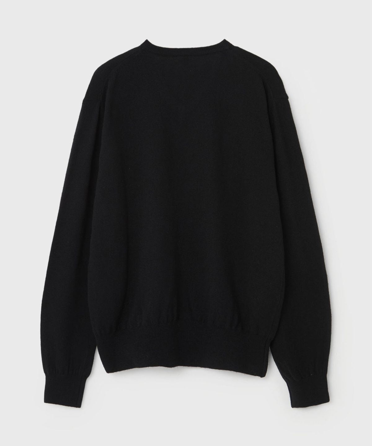 벌스데이수트(BIRTHDAYSUIT) SOFT CASHMERE V-NECK KNIT (BLACK)