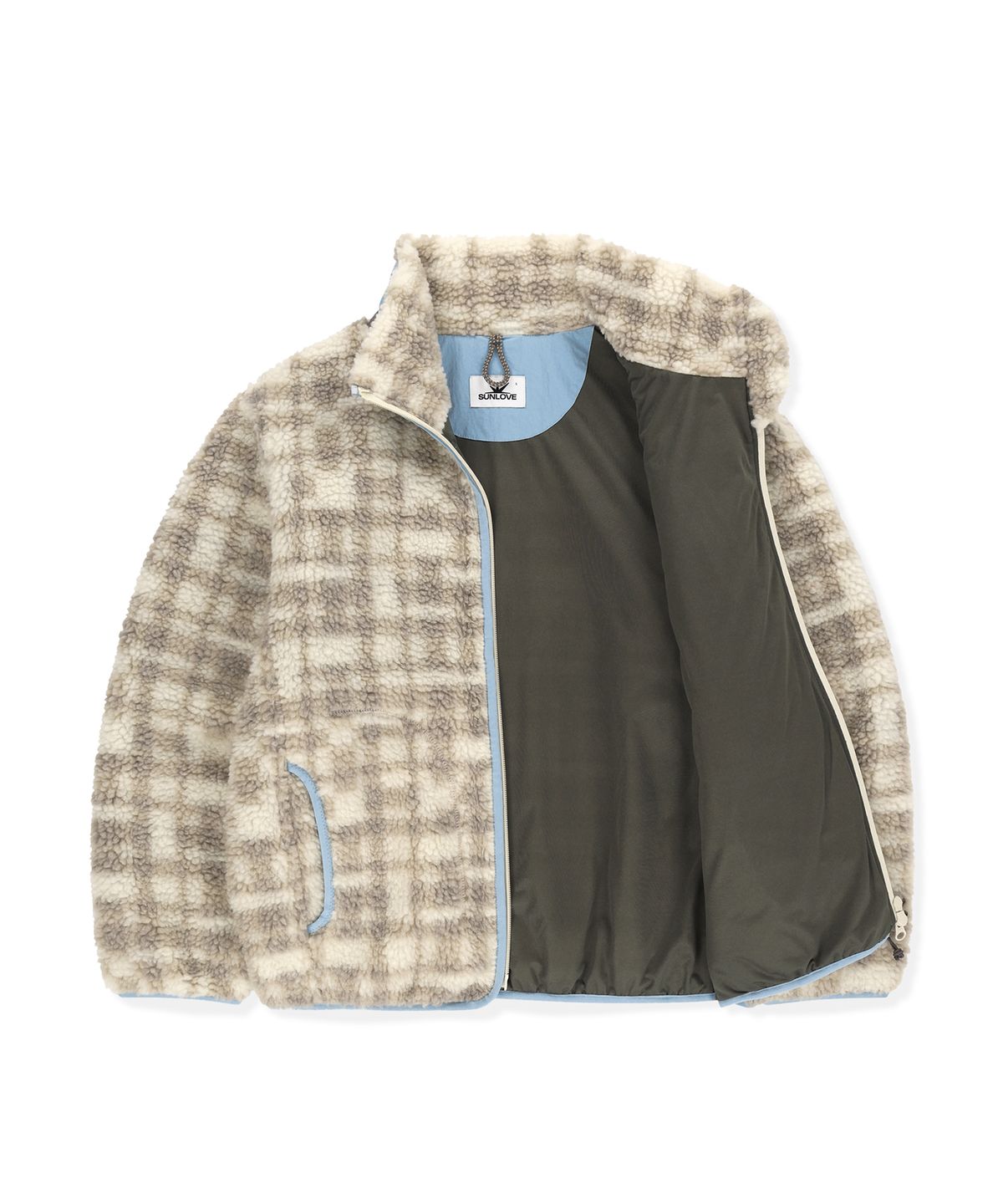 썬러브투어(SUNLOVETOUR) Kumo Sherpa Wind Jacket Cream