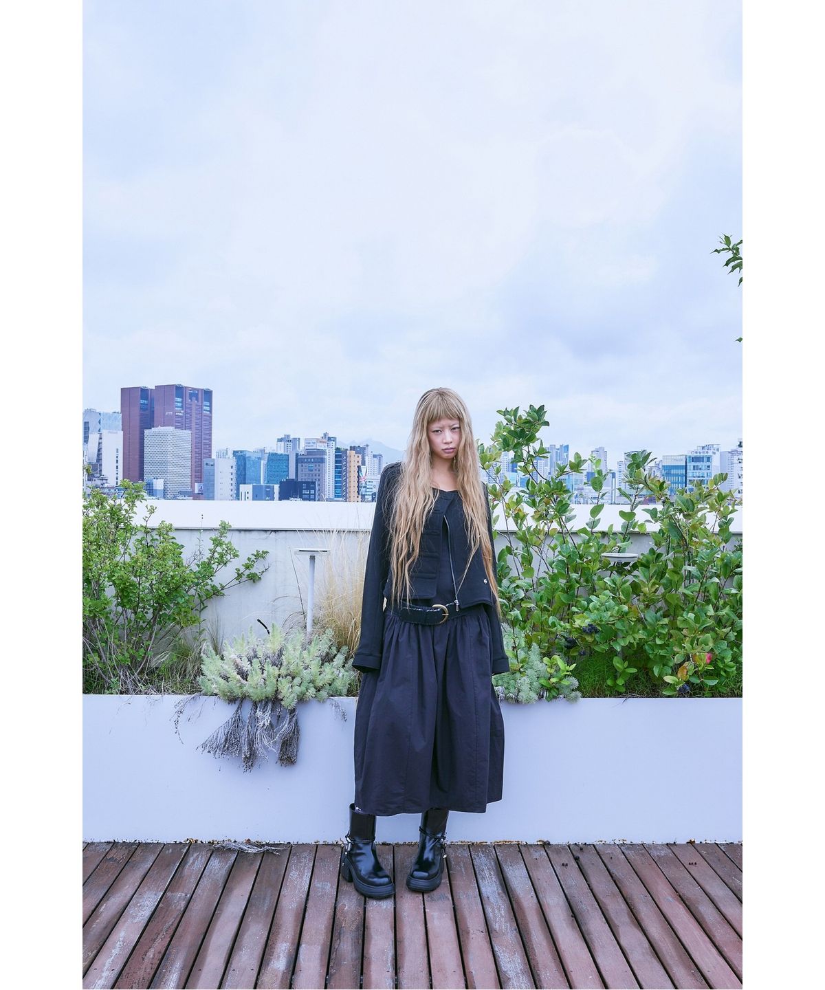 슈콤마보니(SUECOMMA BONNIE) Polygon duggy ankle boots(black)_DG3CW26513BLK