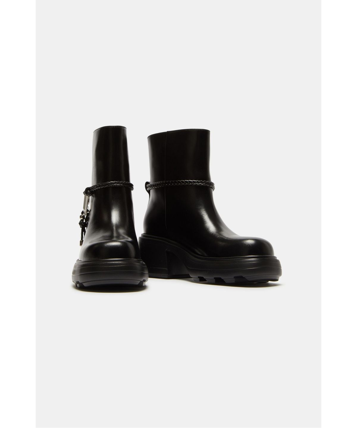 슈콤마보니(SUECOMMA BONNIE) Polygon duggy ankle boots(black)_DG3CW26513BLK