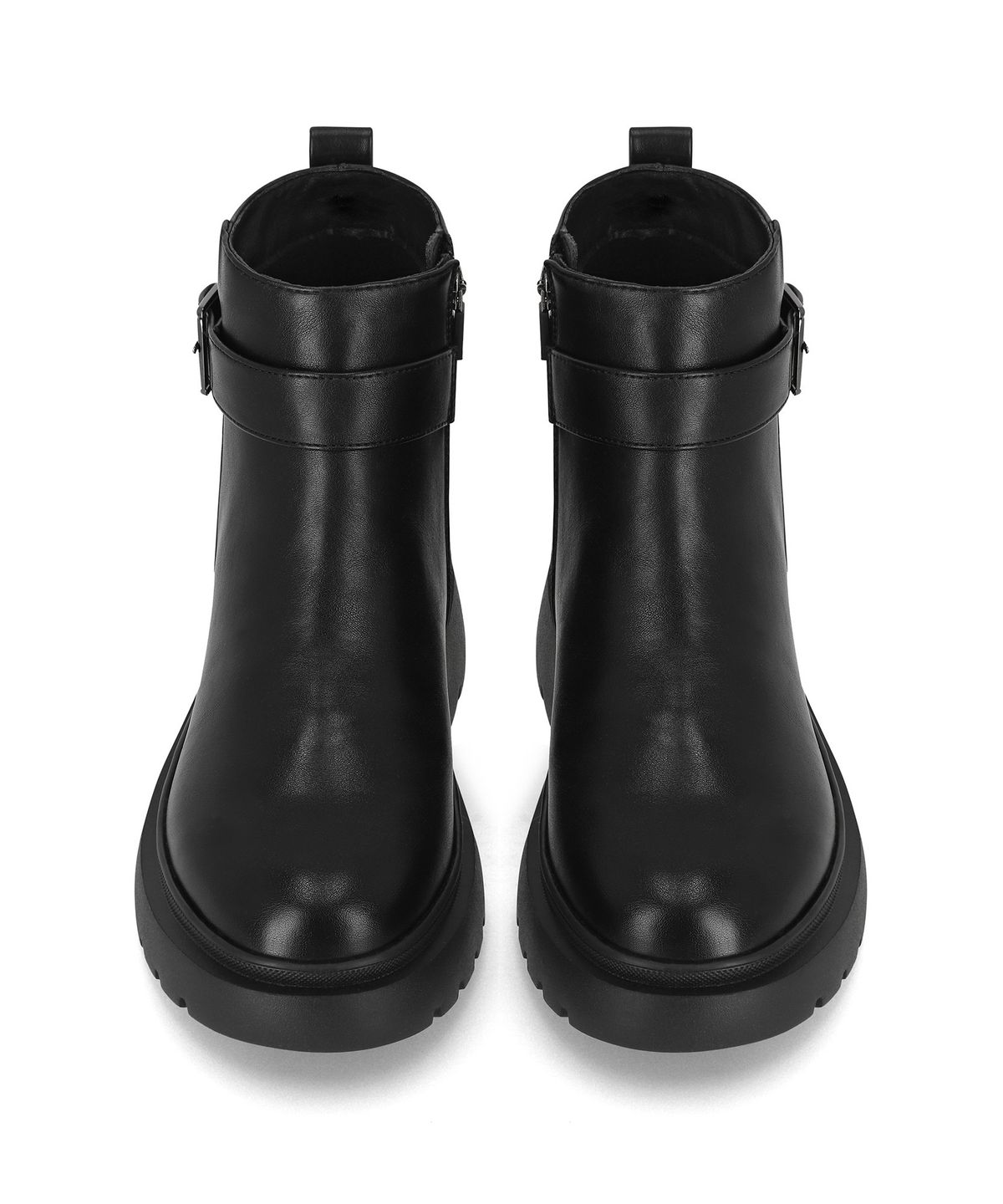 엘칸토(ELCANTO) 마쯔 여성 빅버클 청키 앵클부츠 4cm LCWA17M64V