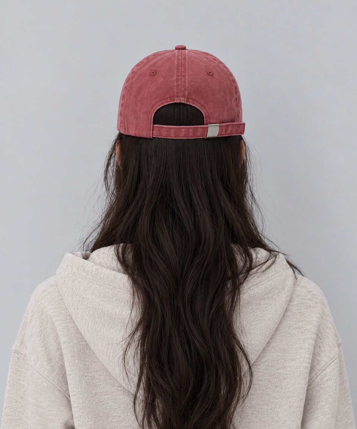 크림소다랩(CREAM SODA LAB) 씨알에스디엘 코튼 볼캡 피그먼트 워싱레드