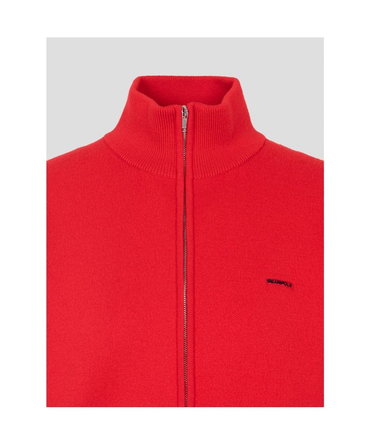빈폴 레이디스(BEANPOLE LADIES) [Essential] 베러 핏 집업 니트  레드 (BF695AE036)