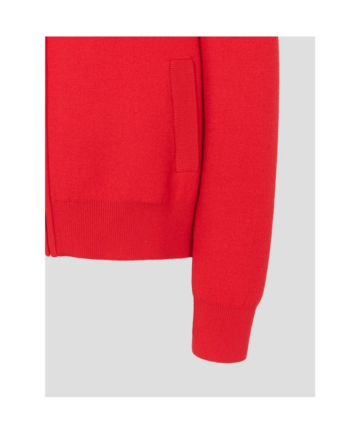 빈폴 레이디스(BEANPOLE LADIES) [Essential] 베러 핏 집업 니트  레드 (BF695AE036)