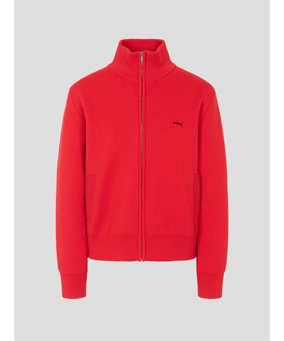 빈폴 레이디스(BEANPOLE LADIES) [Essential] 베러 핏 집업 니트  레드 (BF695AE036)