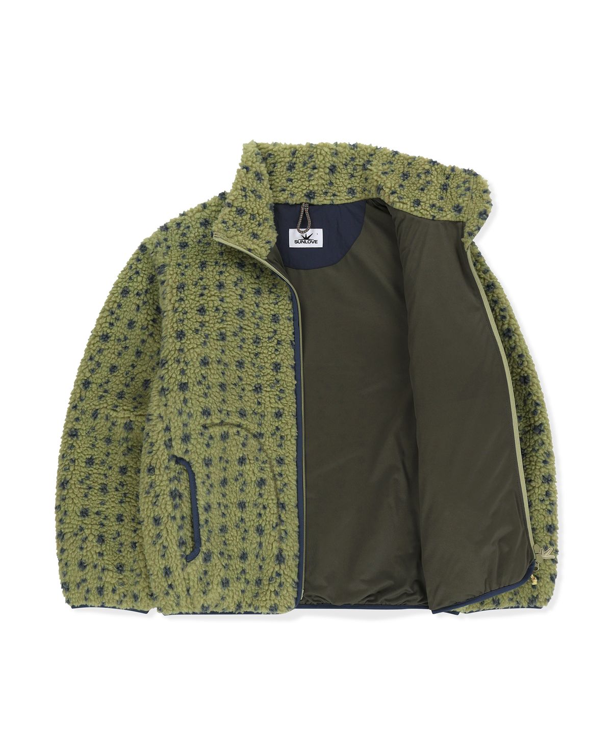썬러브투어(SUNLOVETOUR) Kumo Sherpa Wind Jacket Light Olive