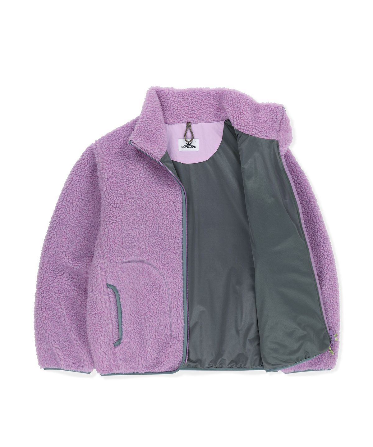 썬러브투어(SUNLOVETOUR) Kumo Sherpa Wind Jacket Pink