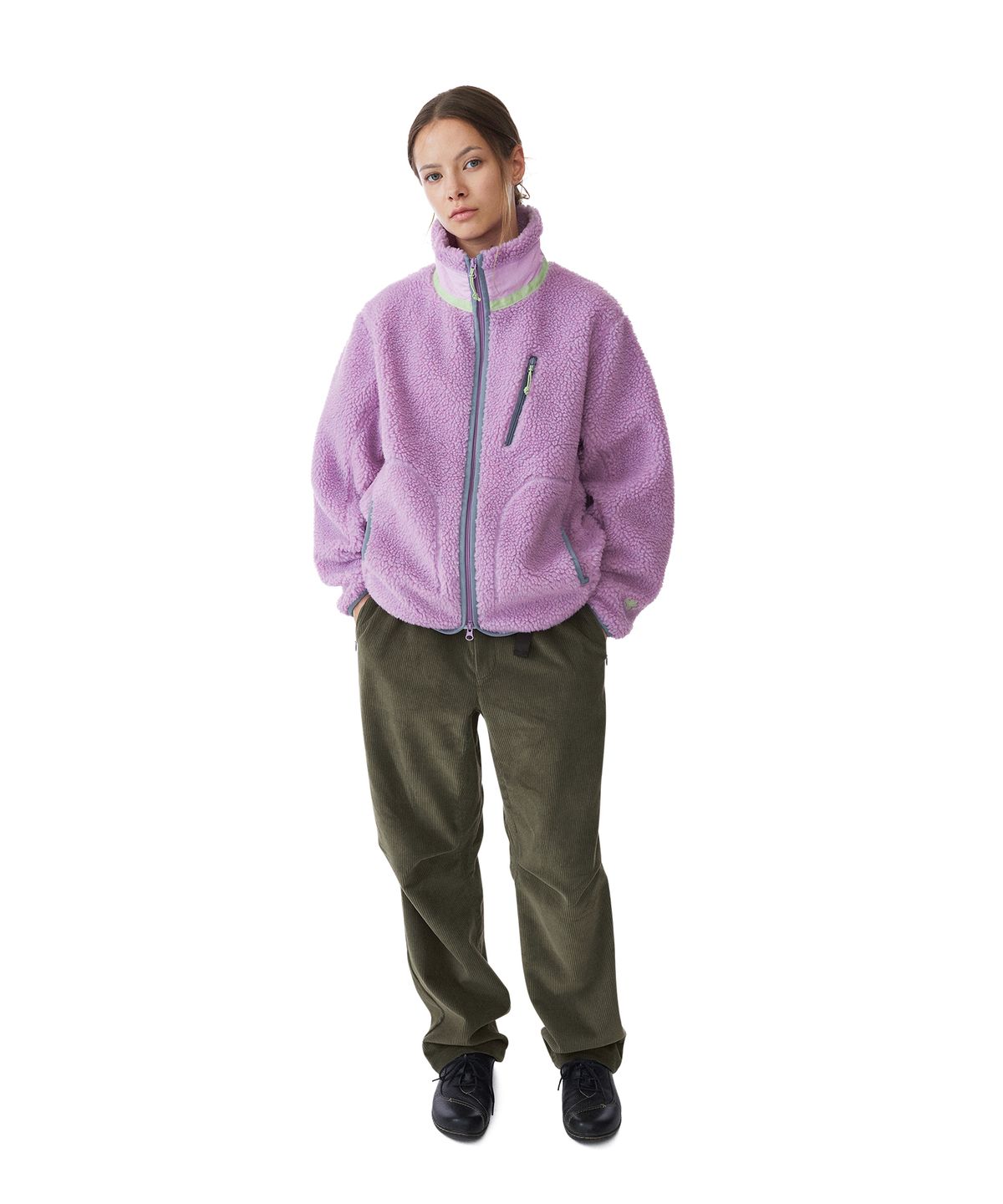 썬러브투어(SUNLOVETOUR) Kumo Sherpa Wind Jacket Pink