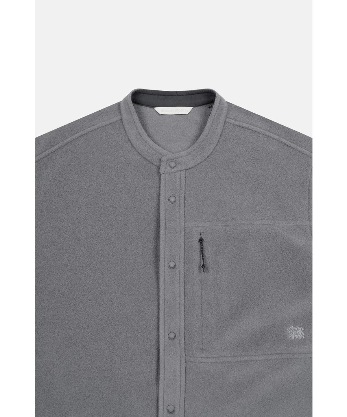 코오롱스포츠(KOLON SPORT) 남성 폴라텍 100 플리스 넥리스 셔츠 재킷 TLSXW26511GRY
