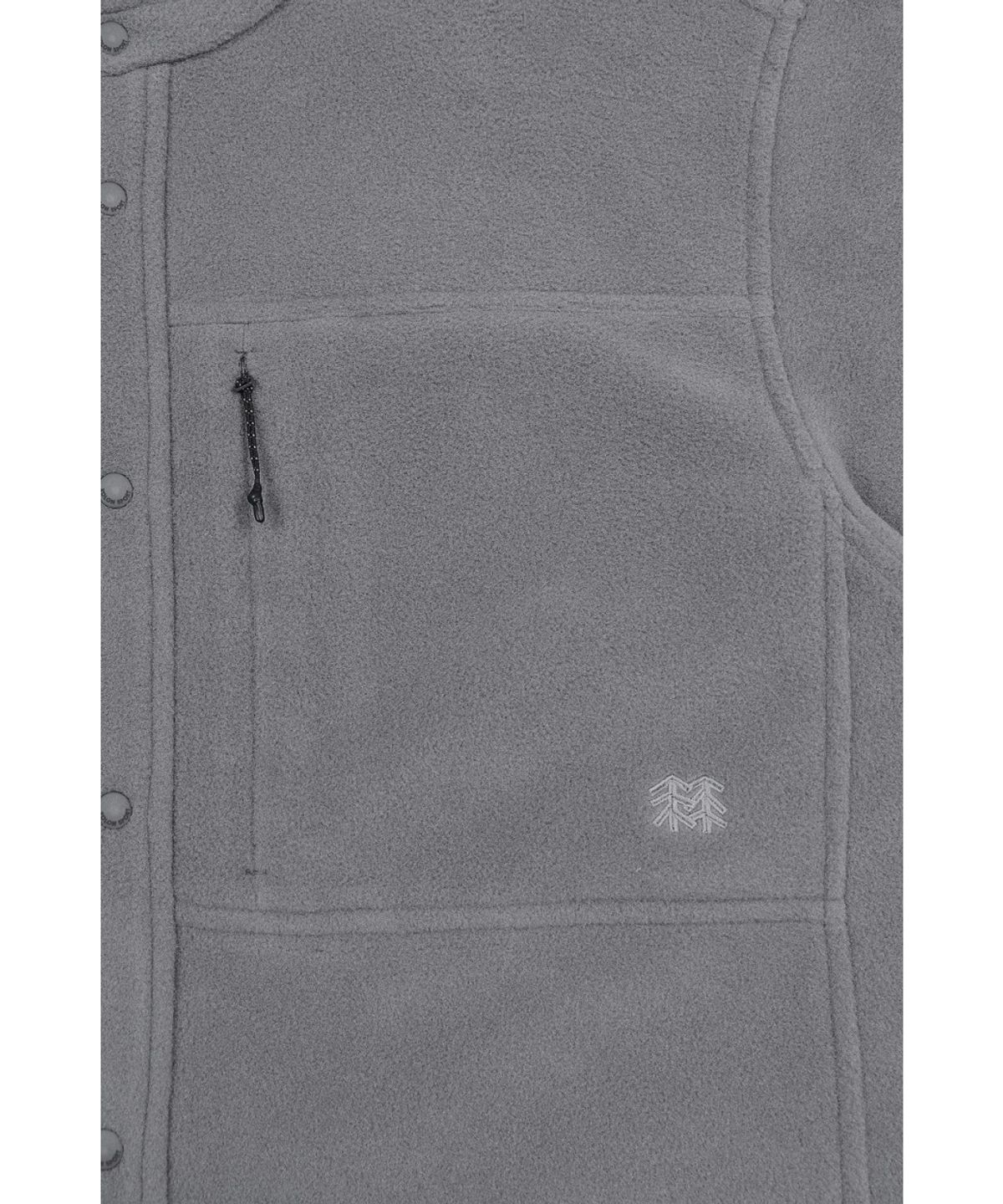 코오롱스포츠(KOLON SPORT) 남성 폴라텍 100 플리스 넥리스 셔츠 재킷 TLSXW26511GRY