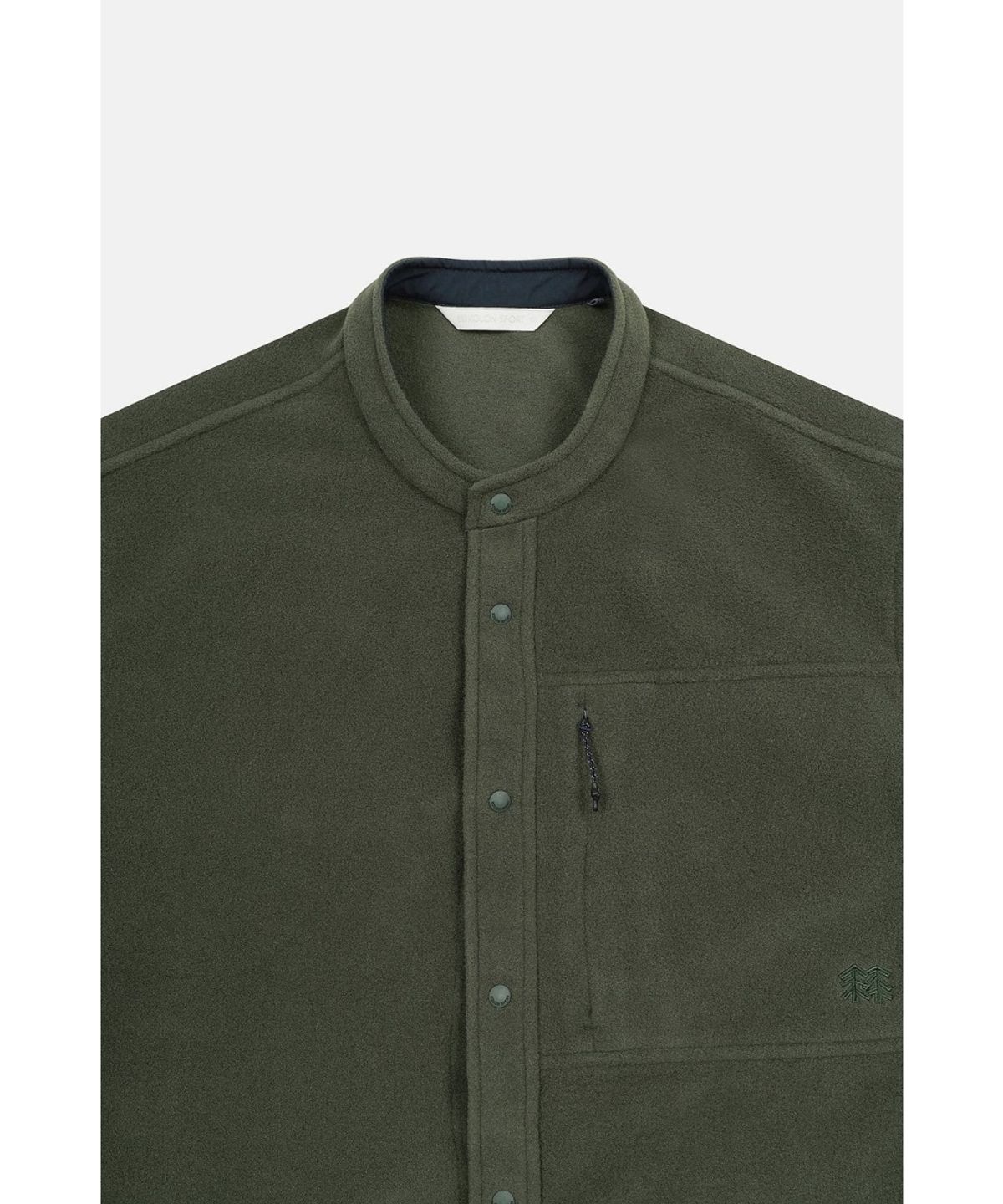 코오롱스포츠(KOLON SPORT) 남성 폴라텍 100 플리스 넥리스 셔츠 재킷 TLSXW26511DKH