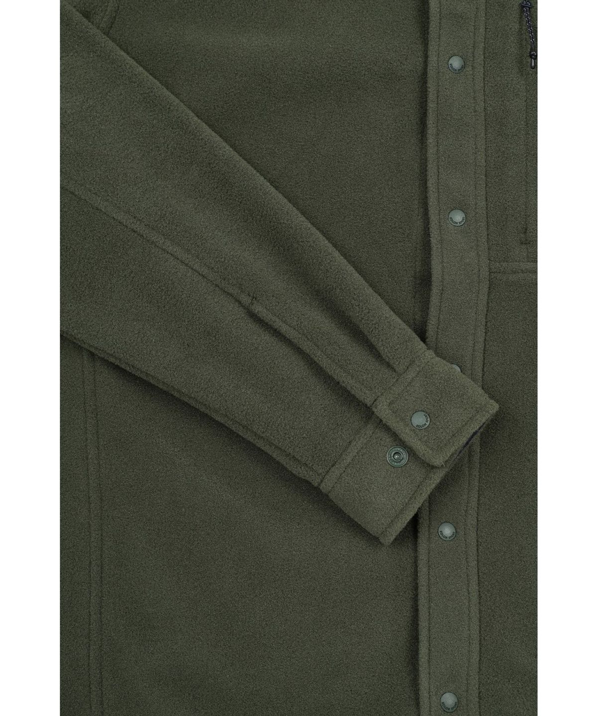 코오롱스포츠(KOLON SPORT) 남성 폴라텍 100 플리스 넥리스 셔츠 재킷 TLSXW26511DKH