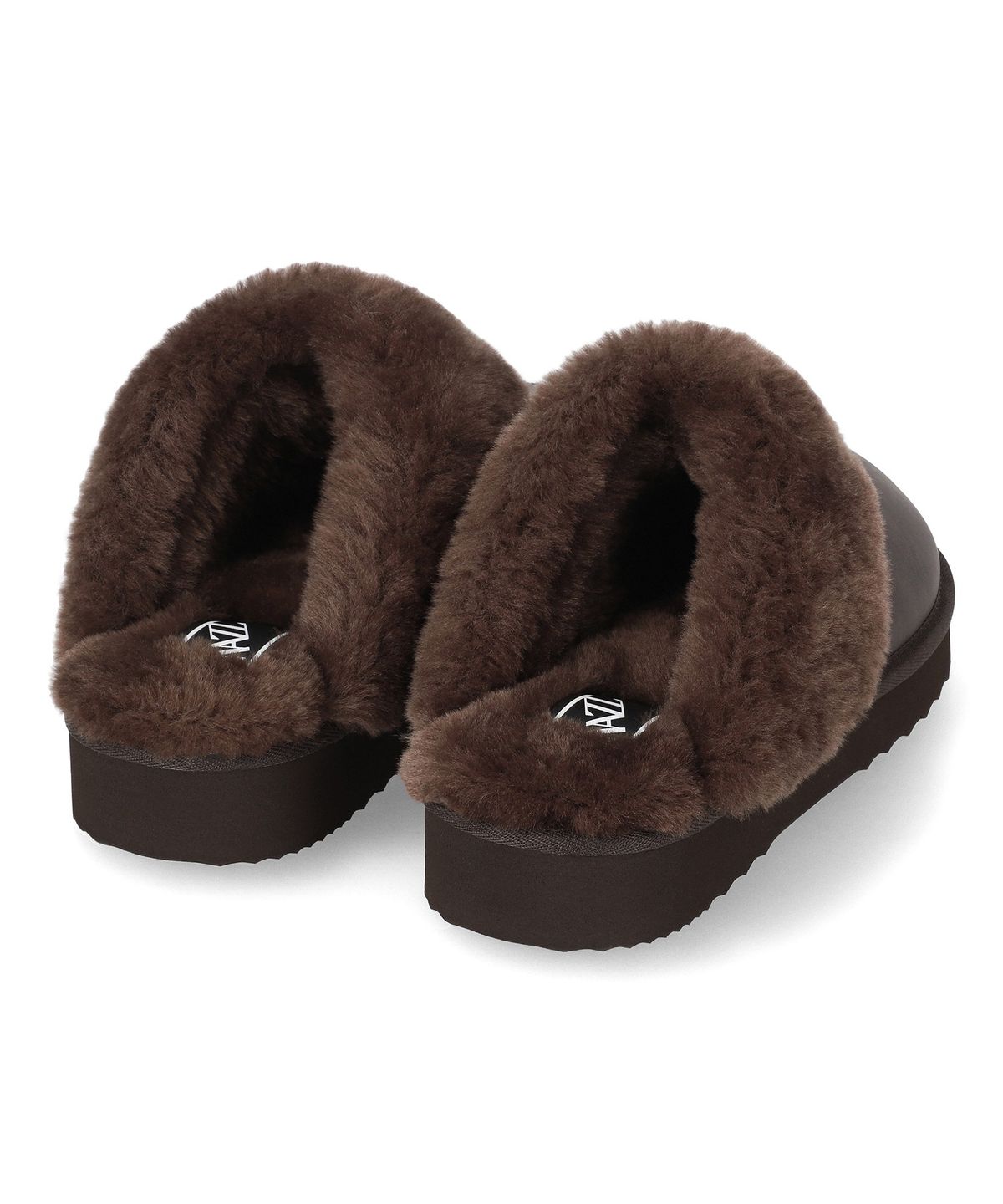 엘칸토(ELCANTO) 마쯔 여성 퍼 클로그 슬리퍼 3cm LCWC01M64V