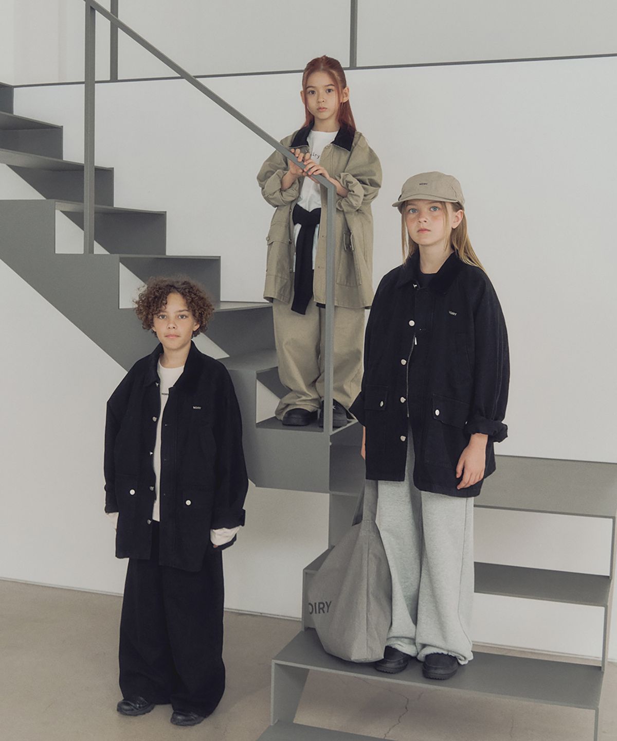 노이리(NOIRY) 위키드 워크 자켓(블랙)+토브 팬츠(블랙) SET