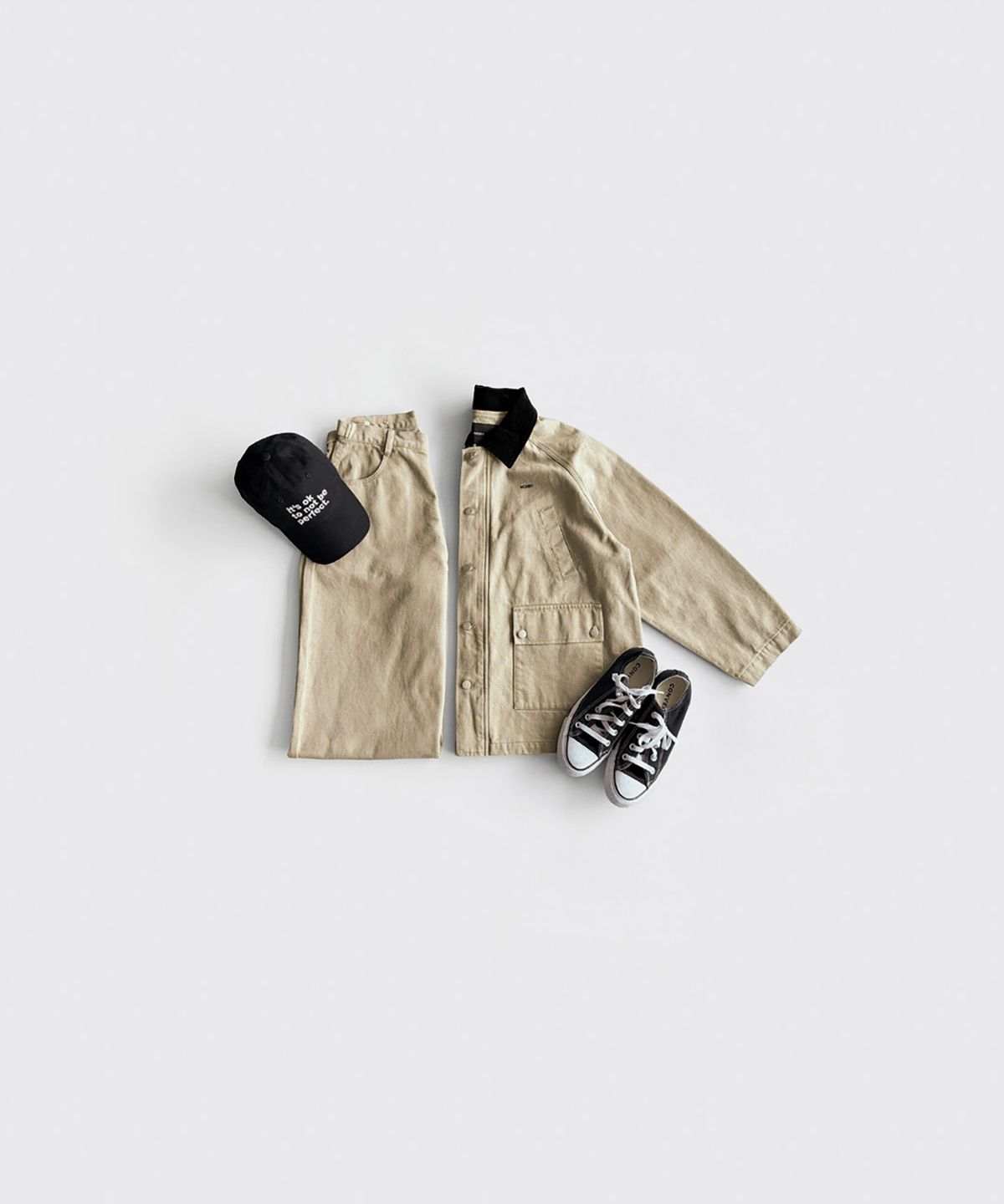 노이리(NOIRY) 위키드 워크 자켓(베이지)+토브 팬츠(베이지) SET