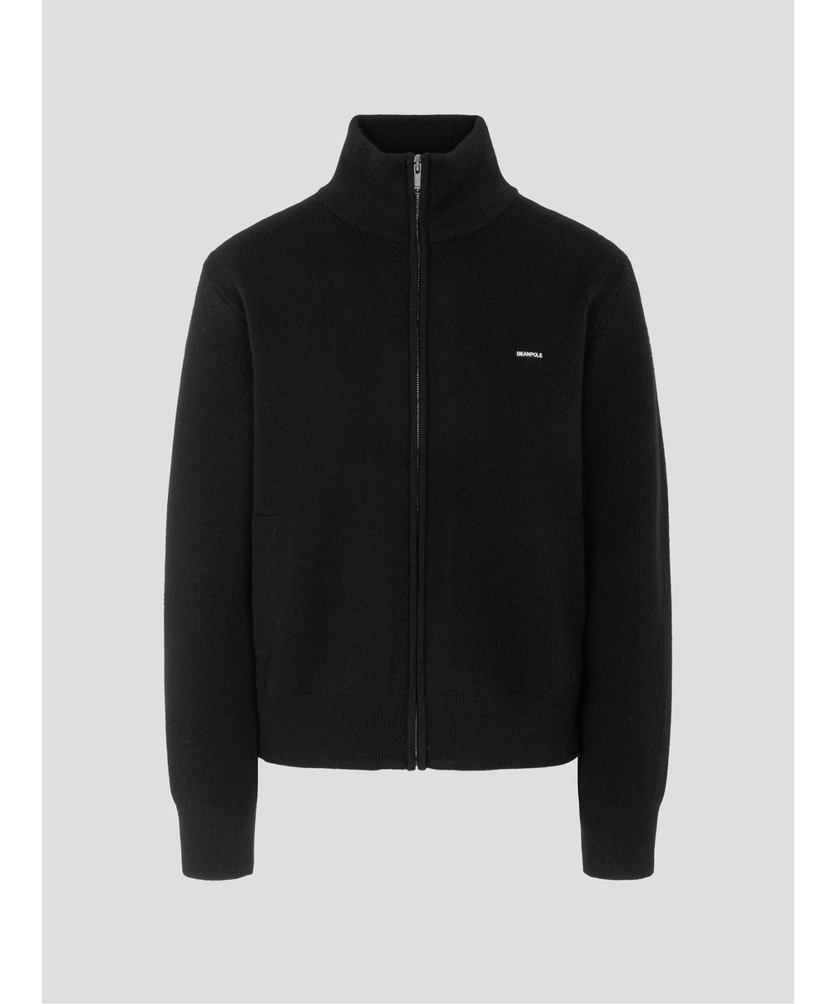 빈폴 레이디스(BEANPOLE LADIES) [Essential] 베러 핏 집업 니트  블랙 (BF695AE035)